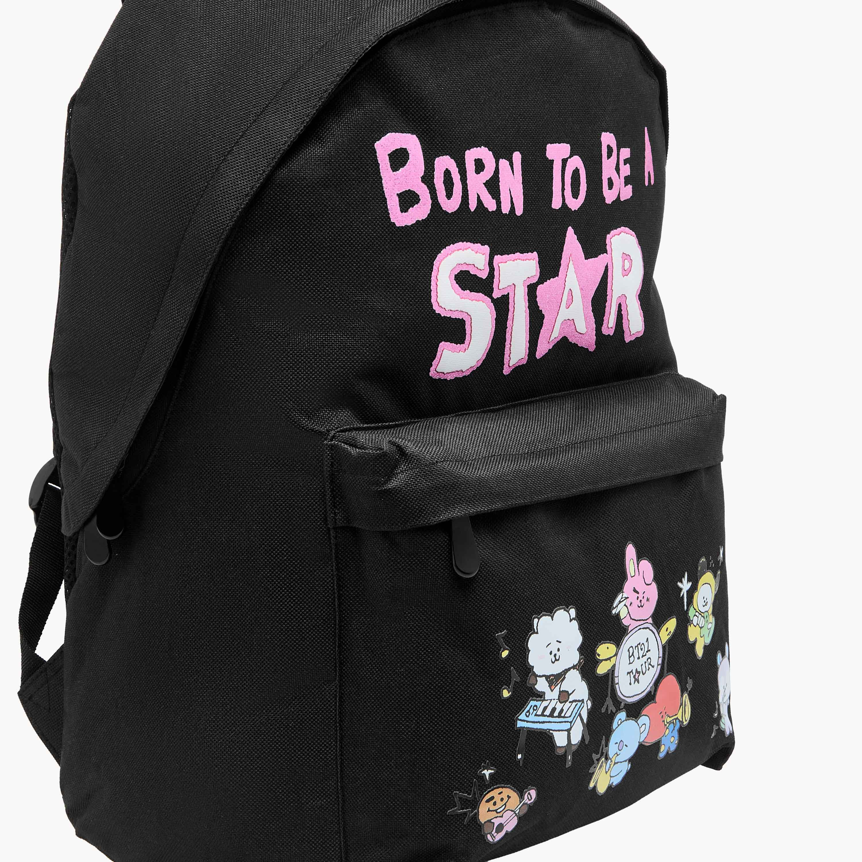 BT21 Printed Backpack with Adjustable Straps and Zip Closure - 36x44x64 cms-school-bagsandbackpacks-backpacks-image-5