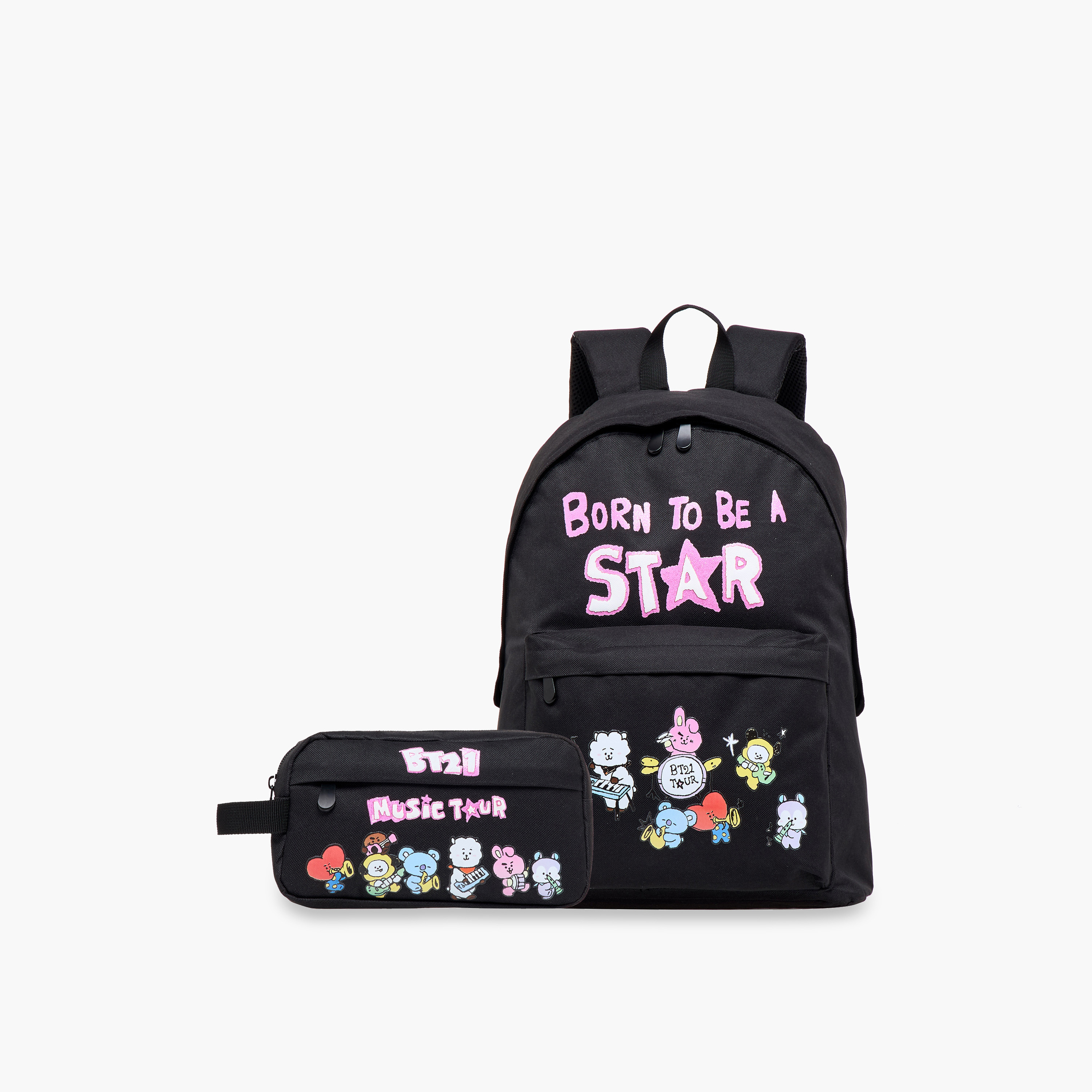 BT21 Printed Pencil Pouch with Zip Closure-school-stationery-pencilcases-image-7
