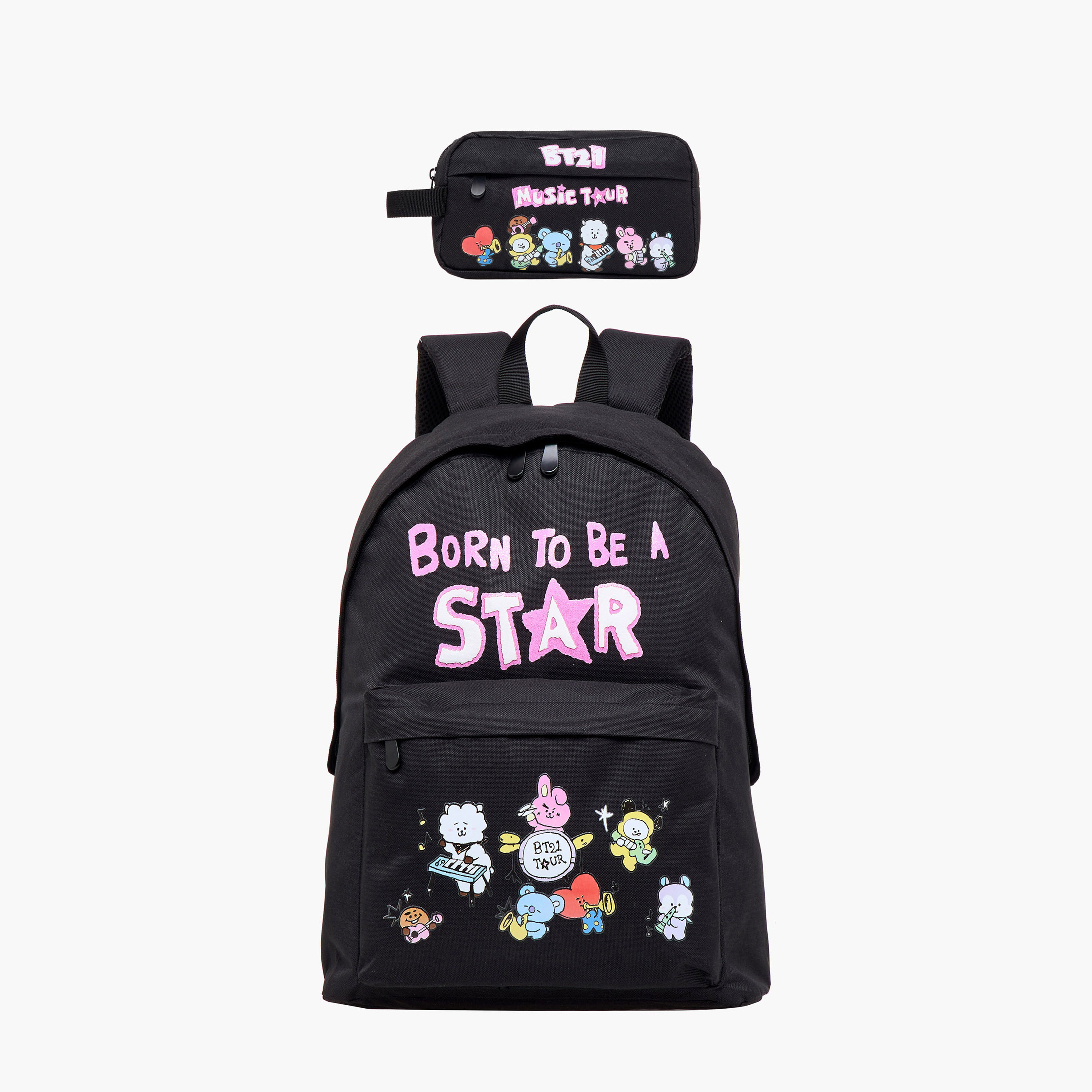 BT21 Printed Pencil Pouch with Zip Closure-school-stationery-pencilcases-image-8
