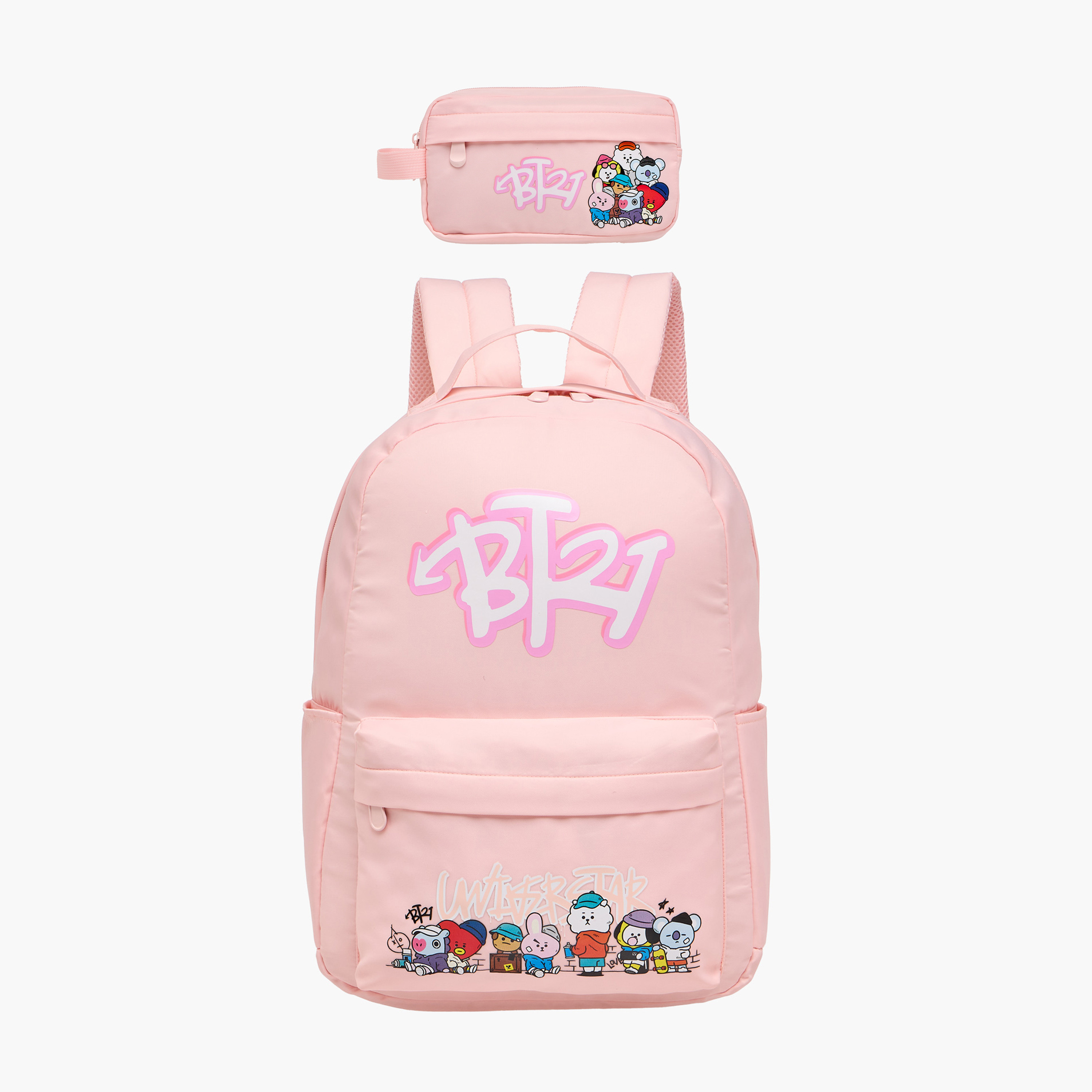 شنطة ظهر بطبعات وحمالات قابلة للتعديل وسحاب إغلاق من بي تي 21 - 64x44x36 سم-school-bagsandbackpacks-backpacks-image-13