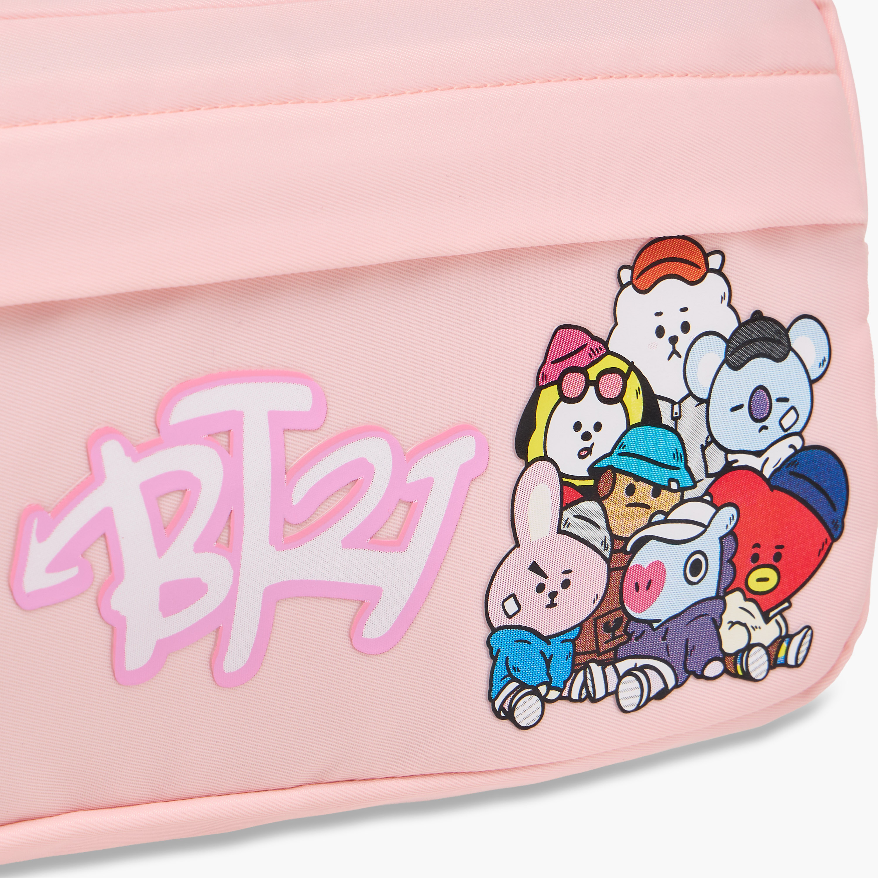 BT21 Printed Pencil Pouch with Zip Closure-school-stationery-pencilcases-image-5