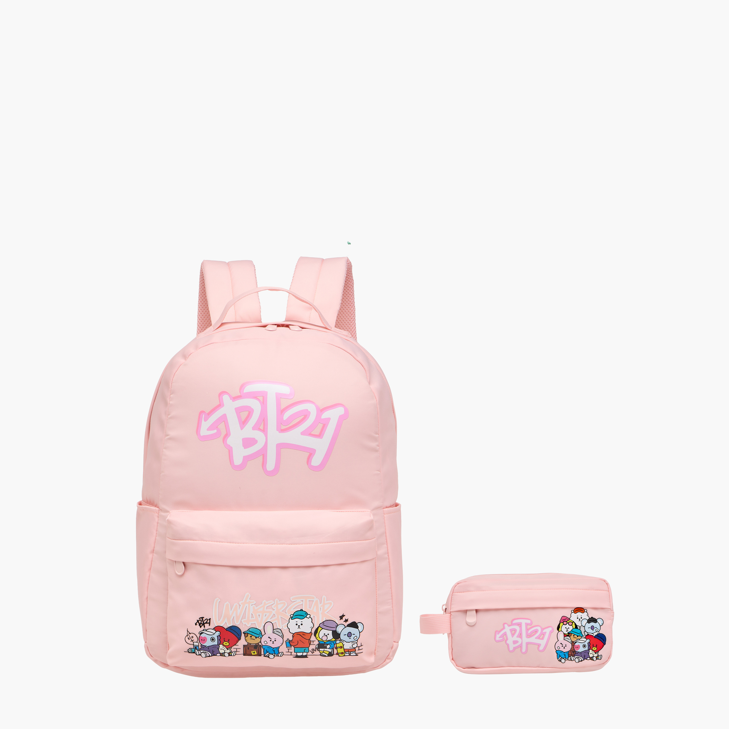 BT21 Printed Pencil Pouch with Zip Closure-school-stationery-pencilcases-image-7