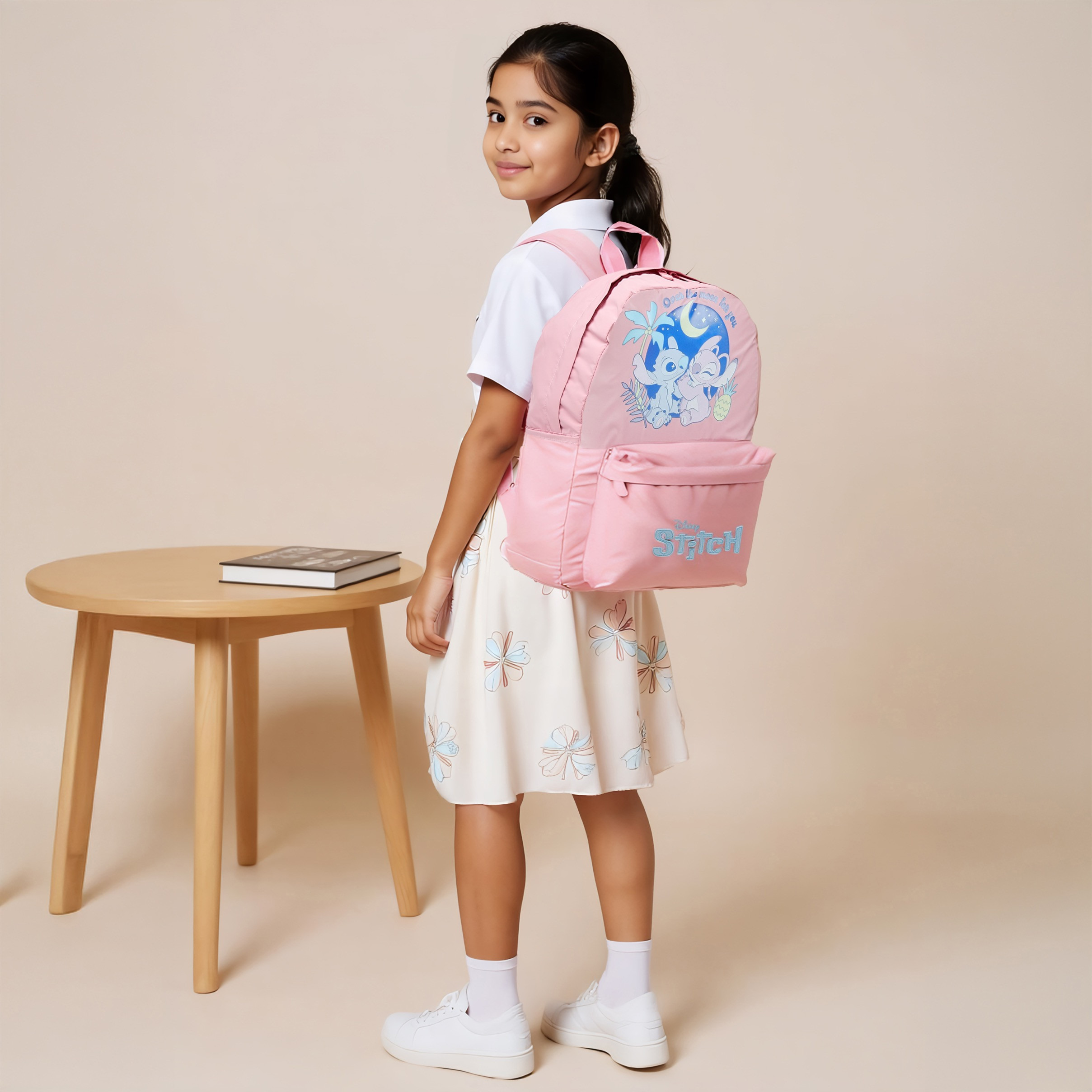Stitch Printed Backpack with Zip Closure - 64x44x36 cms-promo_LS20_OMN-image-2