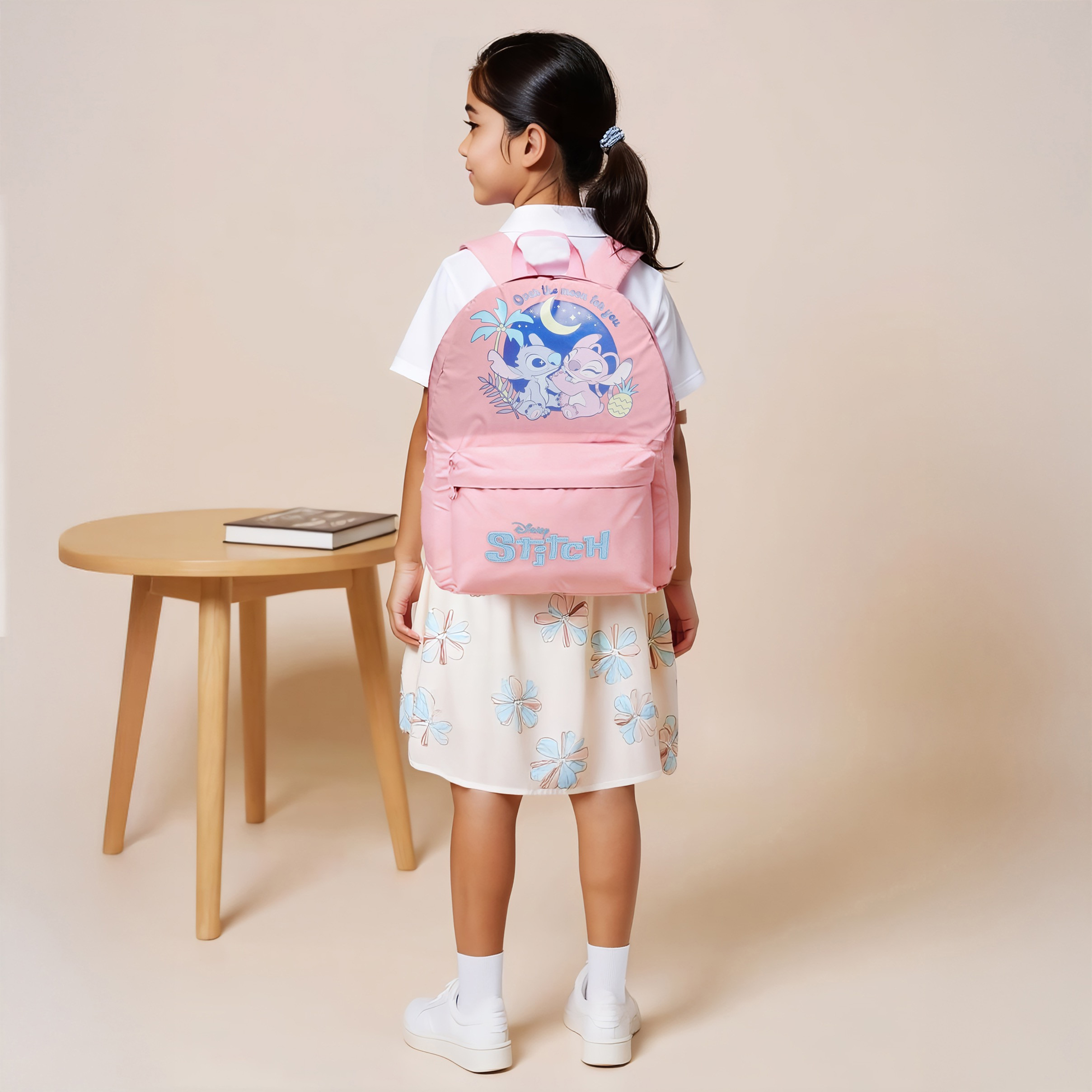 Stitch Printed Backpack with Zip Closure - 64x44x36 cms-promo_LS20_OMN-image-3