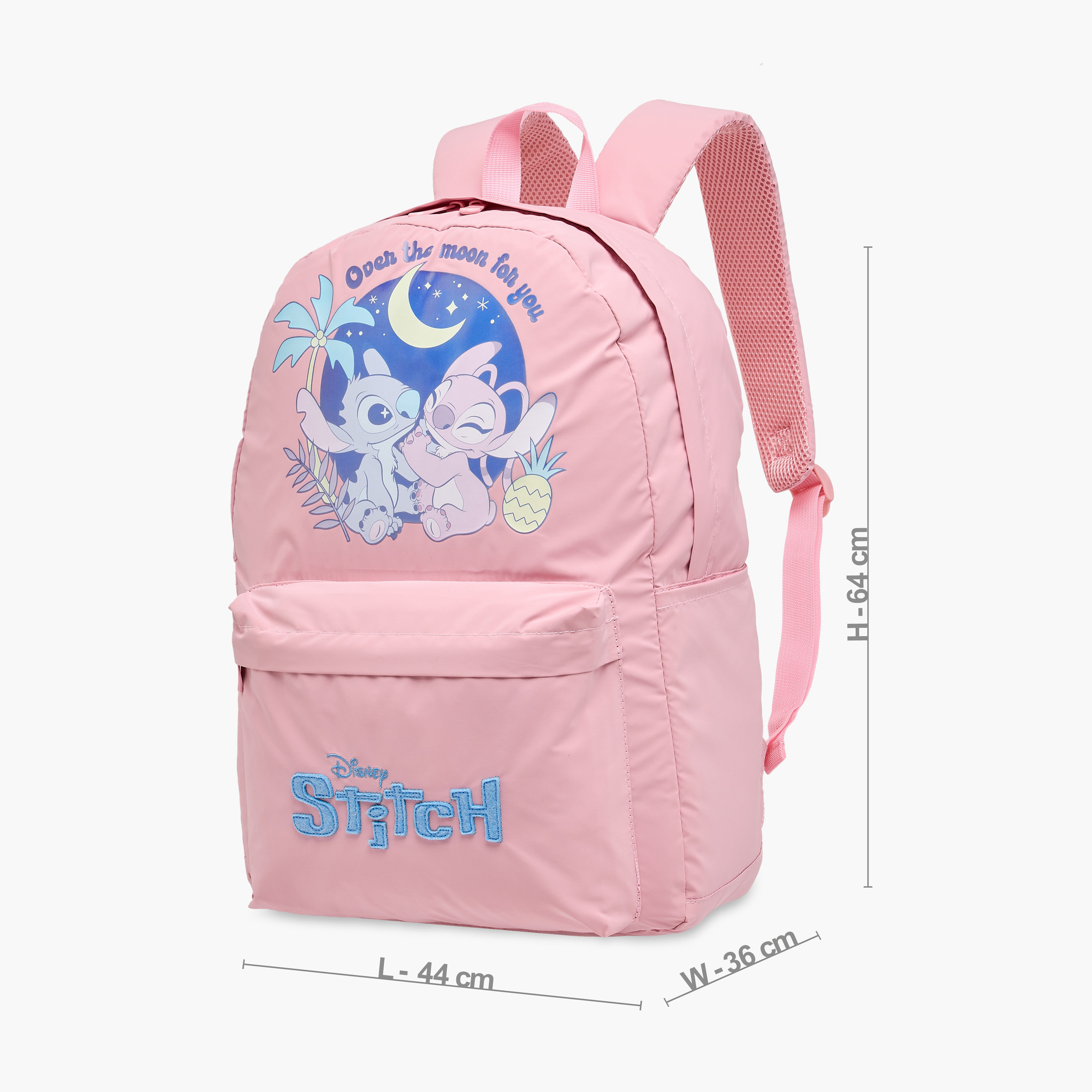 Stitch Printed Backpack with Zip Closure - 64x44x36 cms-promo_LS20_OMN-image-4