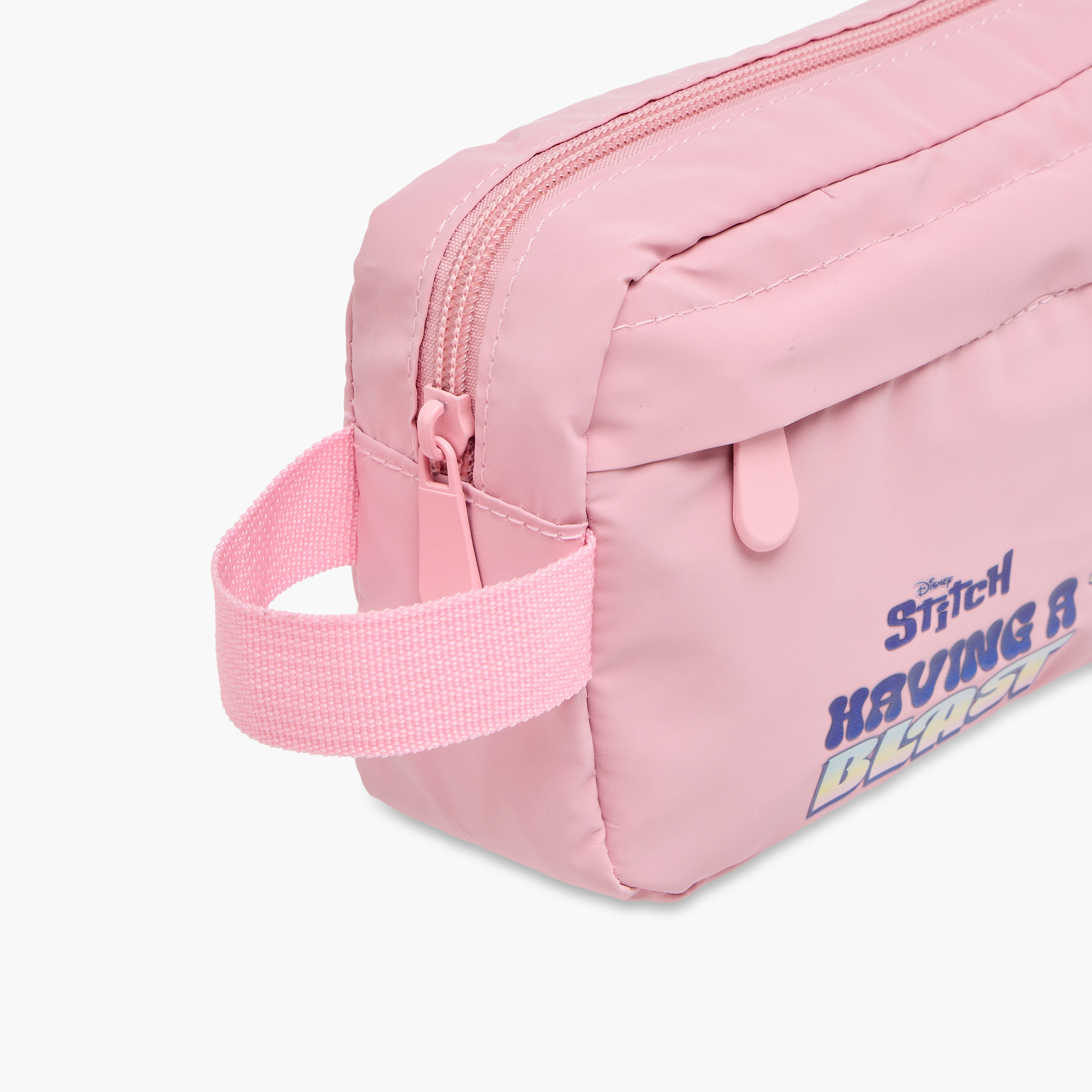 Stitch Print Pencil Pouch with Zip Closure-school-stationery-pencilcases-image-4