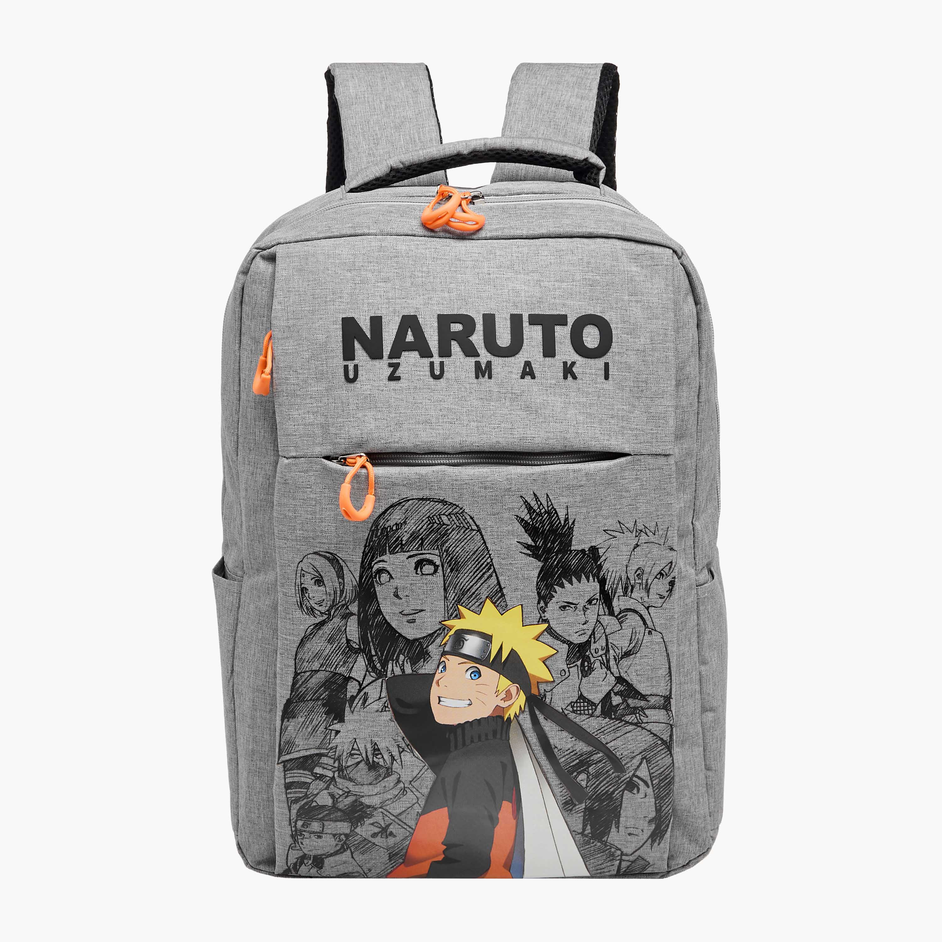 Naruto Print Backpack with Adjustable Shoulder Straps and Zip Closure - 64x44x36 cms-promo_LS20_OMN-image-1