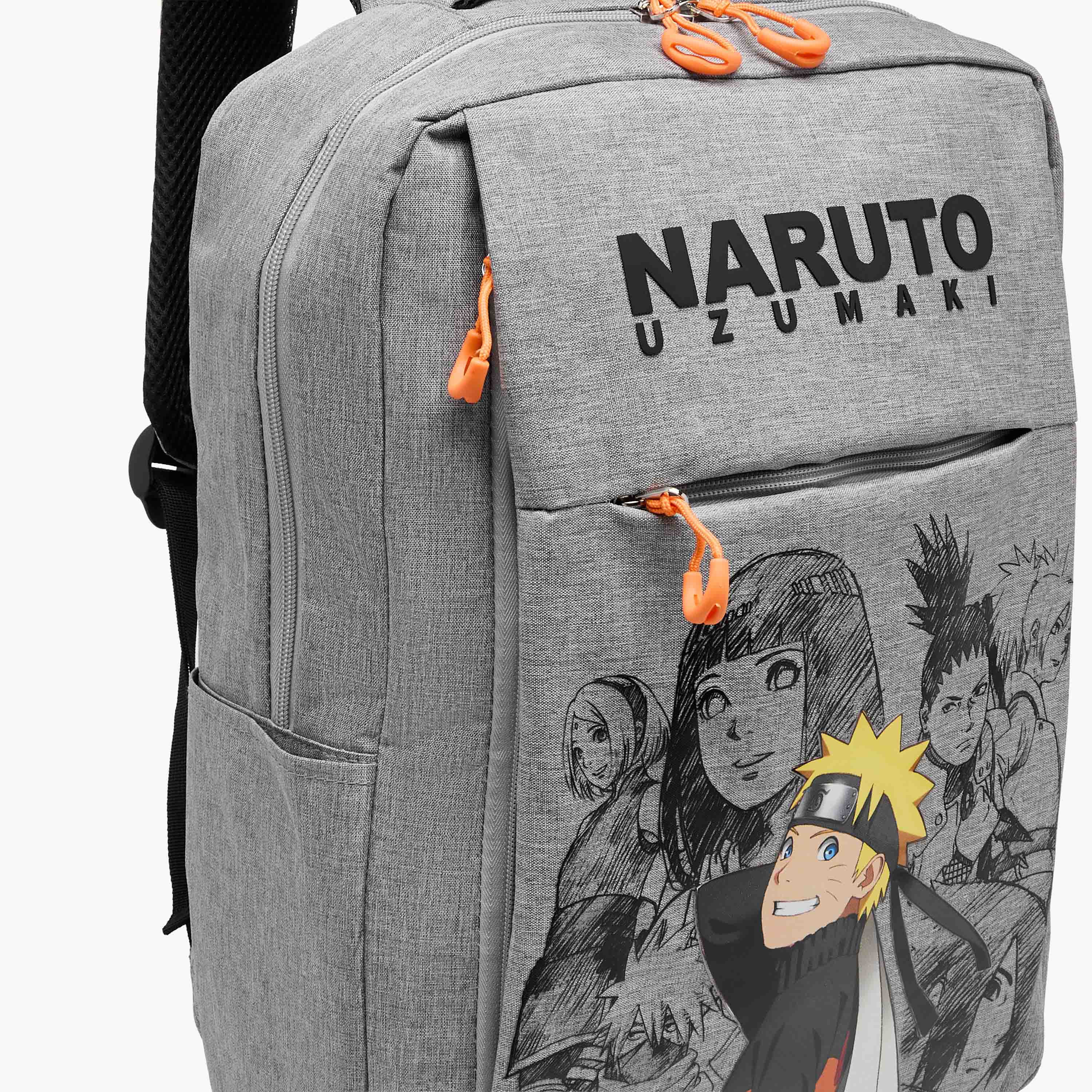 Naruto Print Backpack with Adjustable Shoulder Straps and Zip Closure - 64x44x36 cms-promo_LS20_OMN-image-5