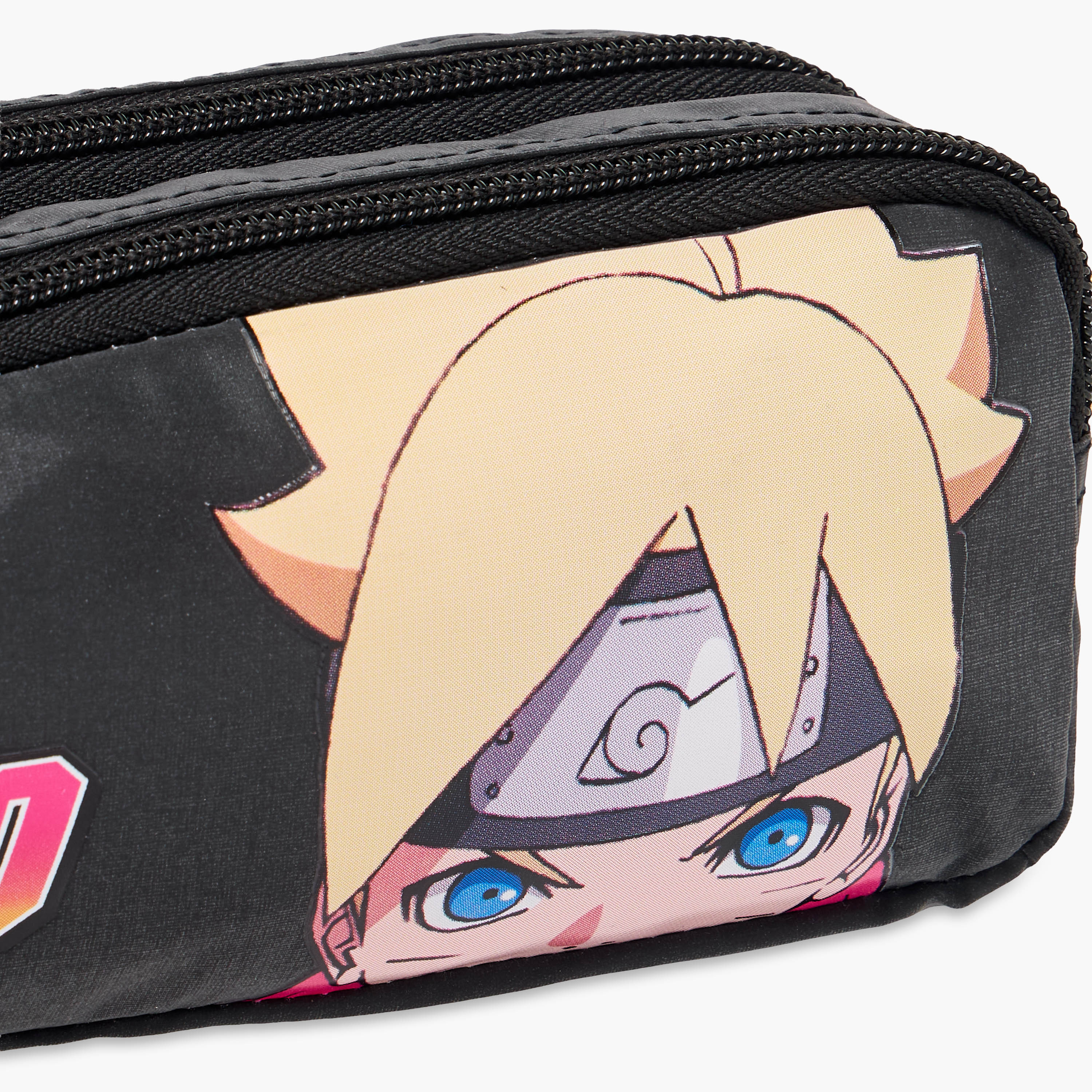 Naruto Print Pencil Case with Zip Closure-school-stationery-pencilcases-image-5