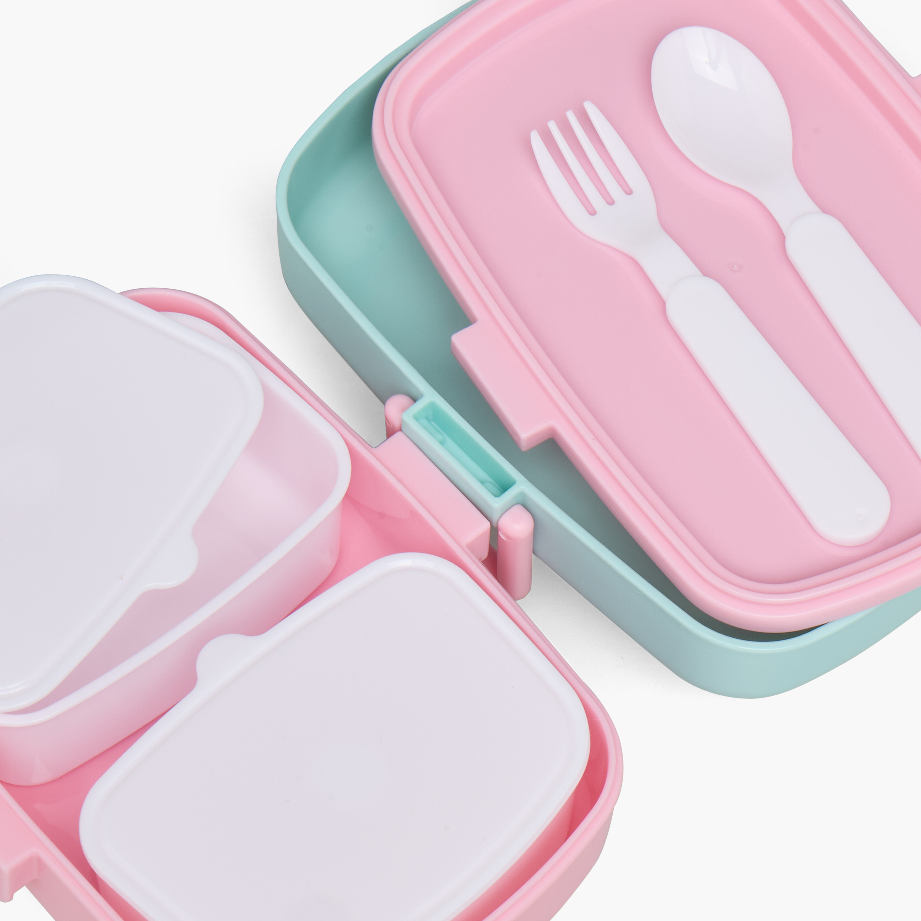 Minmie Printed Sectioned Lunch Box with Cutlery-school-lunchessentials-lunchboxes-image-6