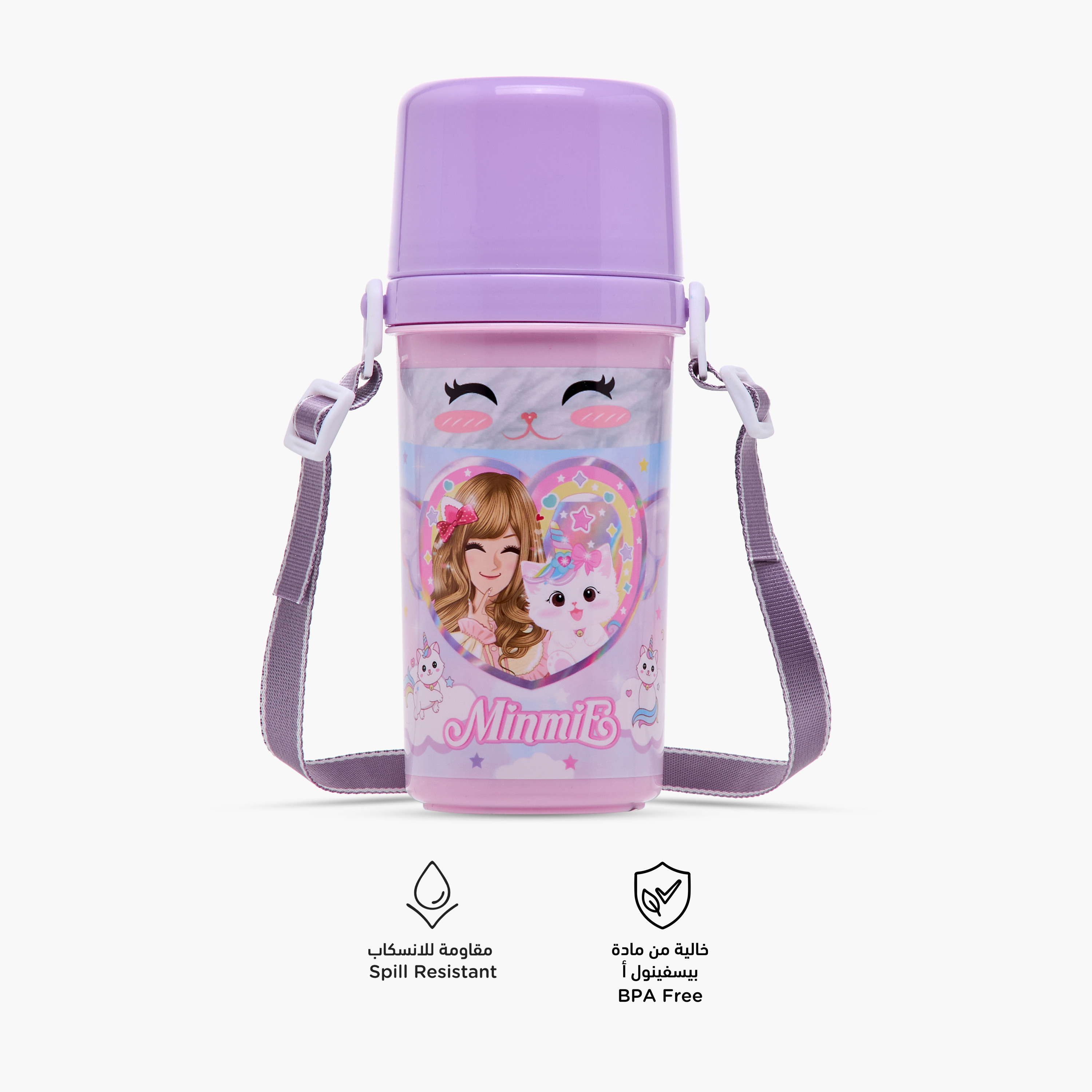 Minmie Caticorn Plastic Water Bottle with BPA-Free – 450 ml-promo_LS20_OMN-image-4