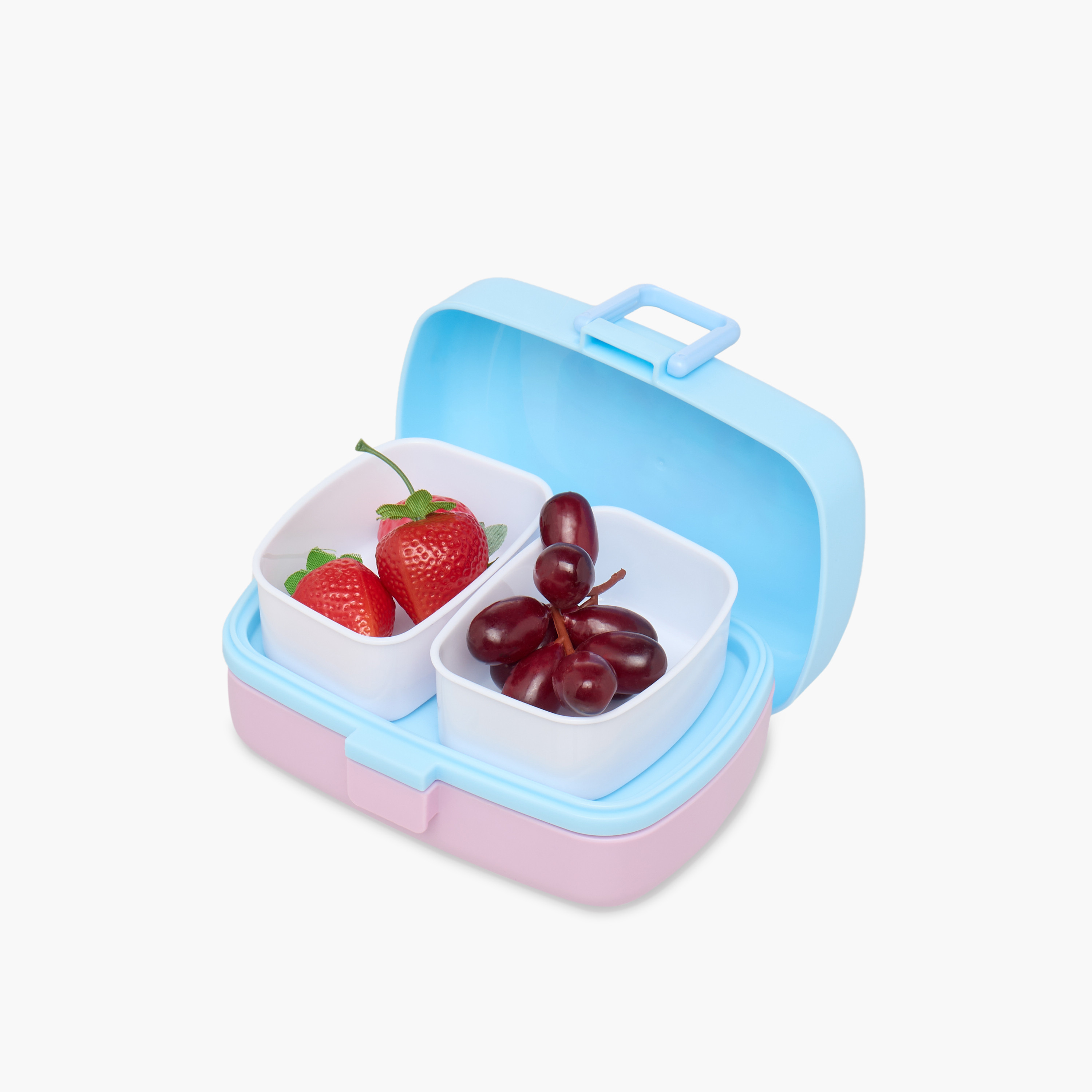 Minmie Mermaid Print Lunch Box with Spoon and Fork - 1.15 L-school-lunchessentials-lunchboxes-image-7