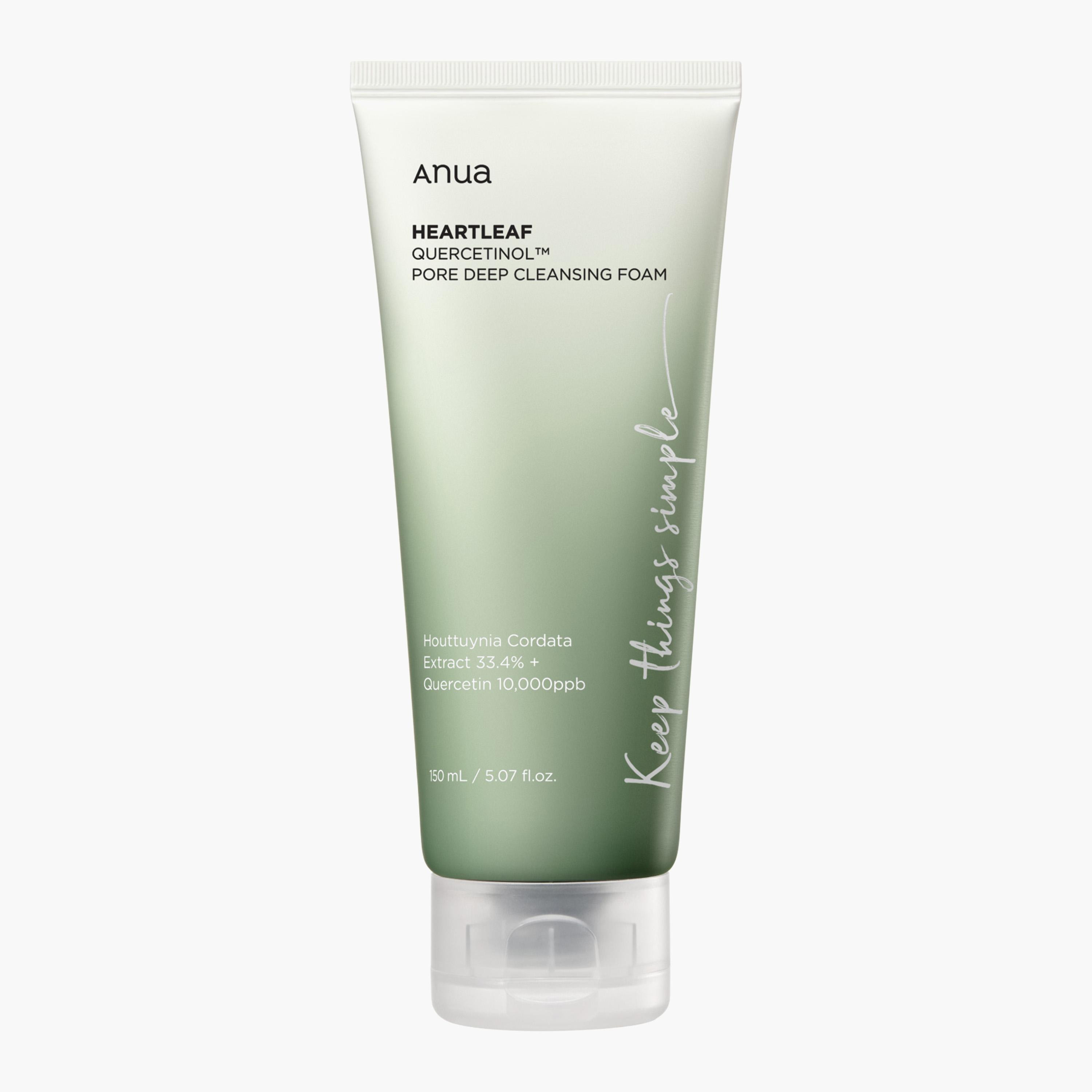 Anua Heartleaf Quercetinol Pore Deep Cleansing Foam - 150ml-beautyandpersonalcare-kbeauty-skin-cleansers-facewashandcleansers-image-1