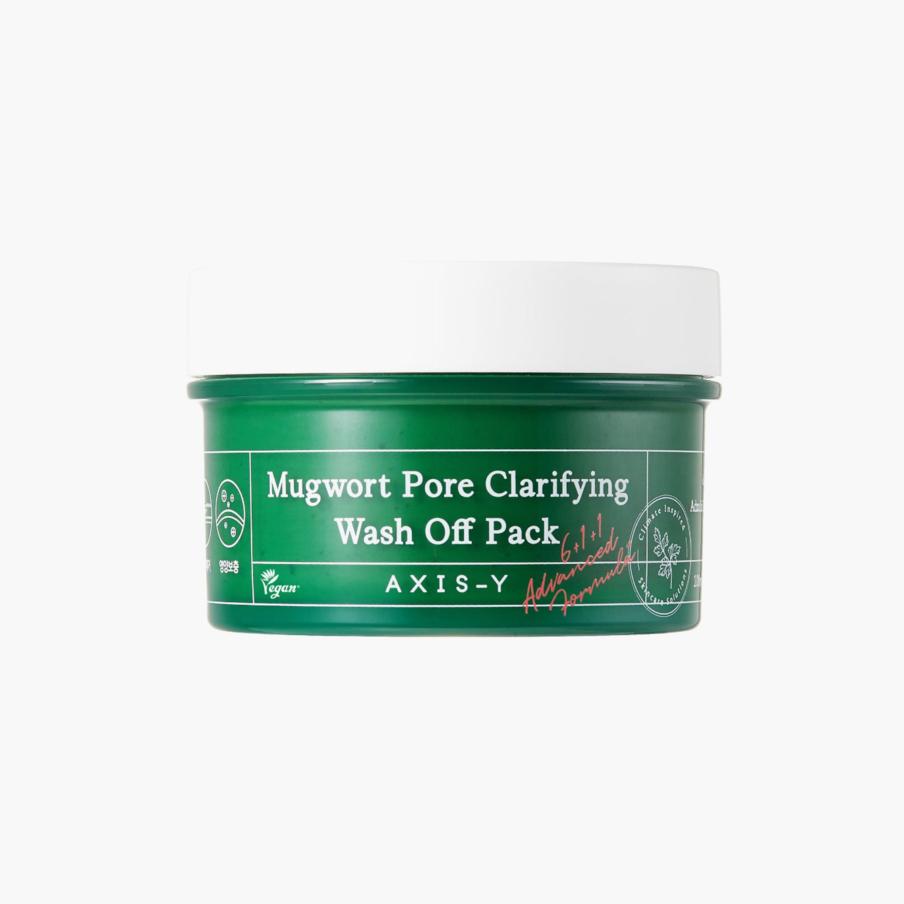AXIS-Y Mugwort Pore Clarifying Wash Off Pack - 100 ml-beautyandpersonalcare-kbeauty-skin-treatmentsandserums-image-1