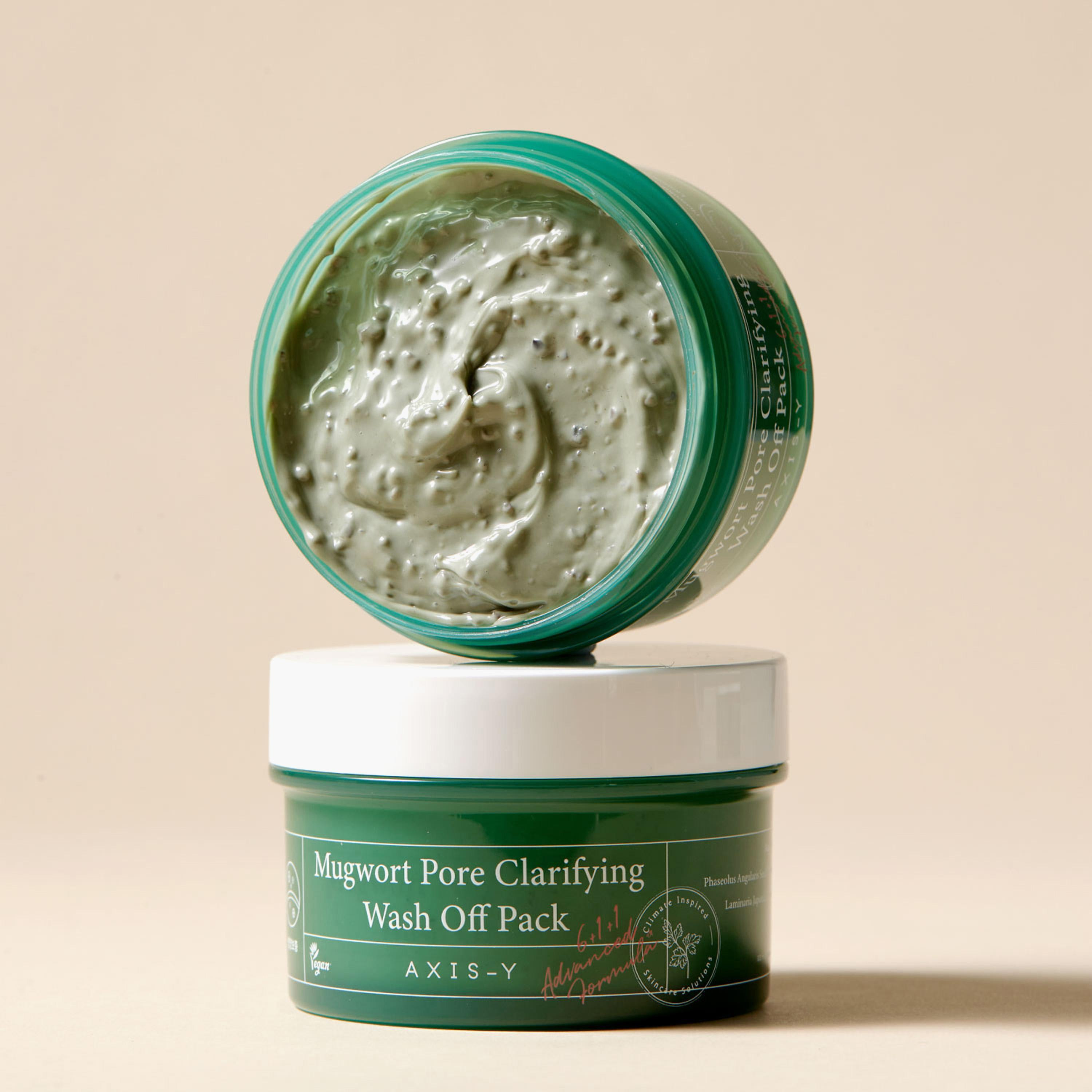 AXIS-Y Mugwort Pore Clarifying Wash Off Pack - 100 ml-beautyandpersonalcare-kbeauty-skin-treatmentsandserums-image-3