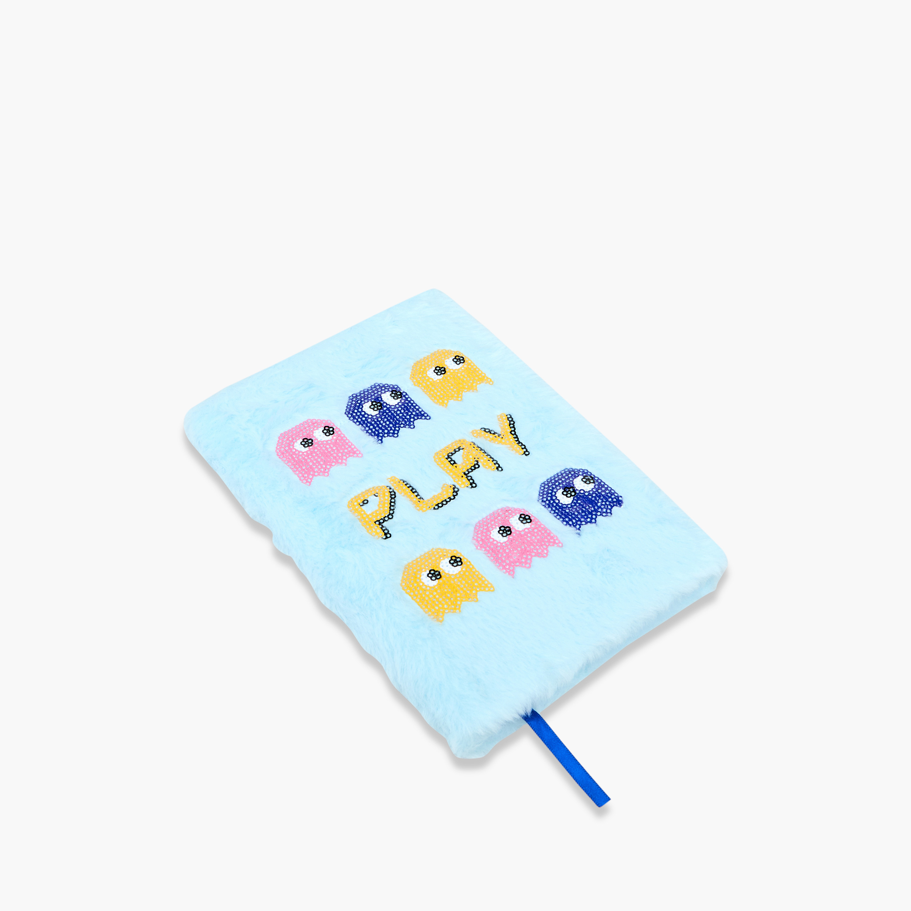 Faux Fur Textured A5 Ruled Notebook-school-stationery-notebooks-image-2