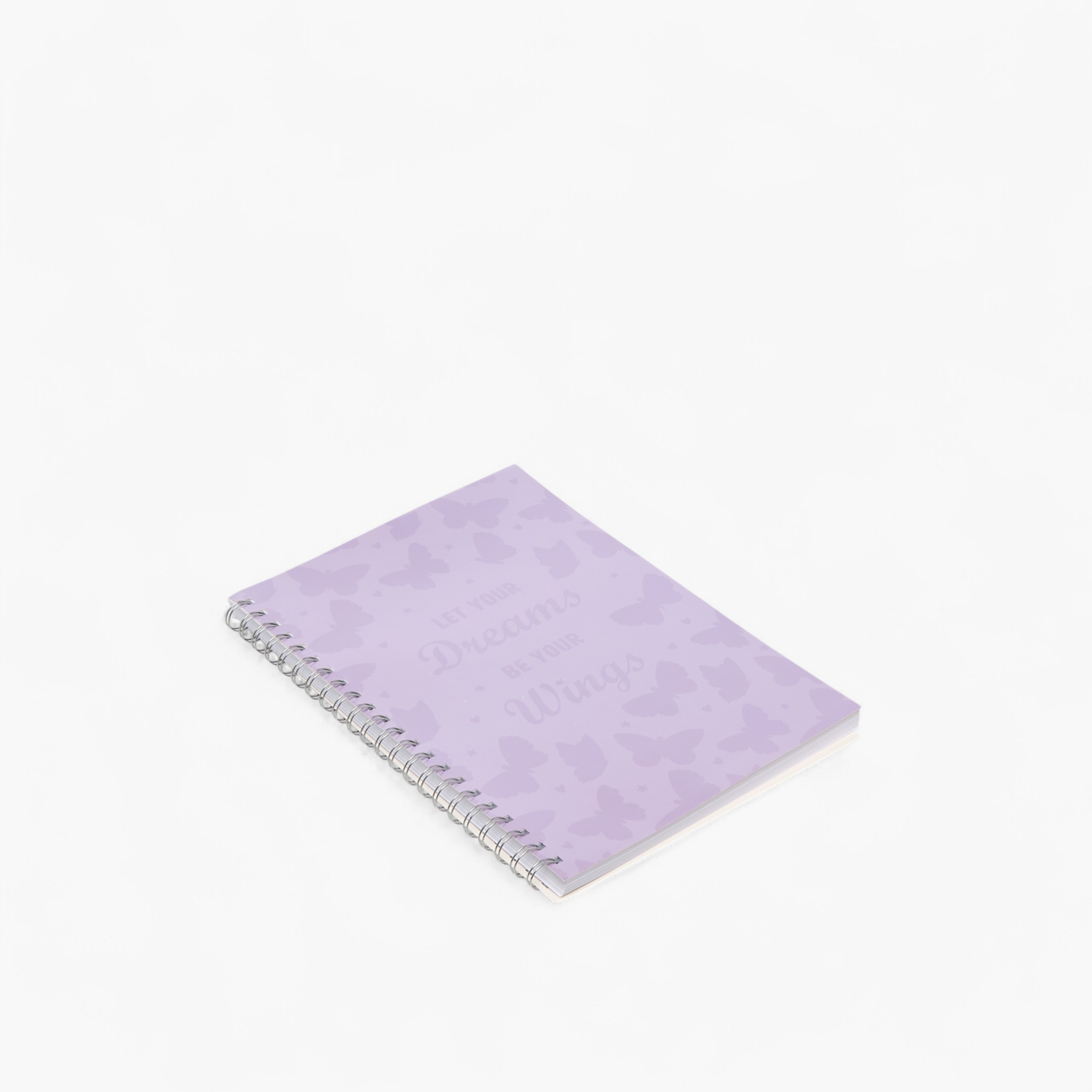 Slogan Print Spiral Bound A4 Notebook-school-stationery-notebooks-image-1