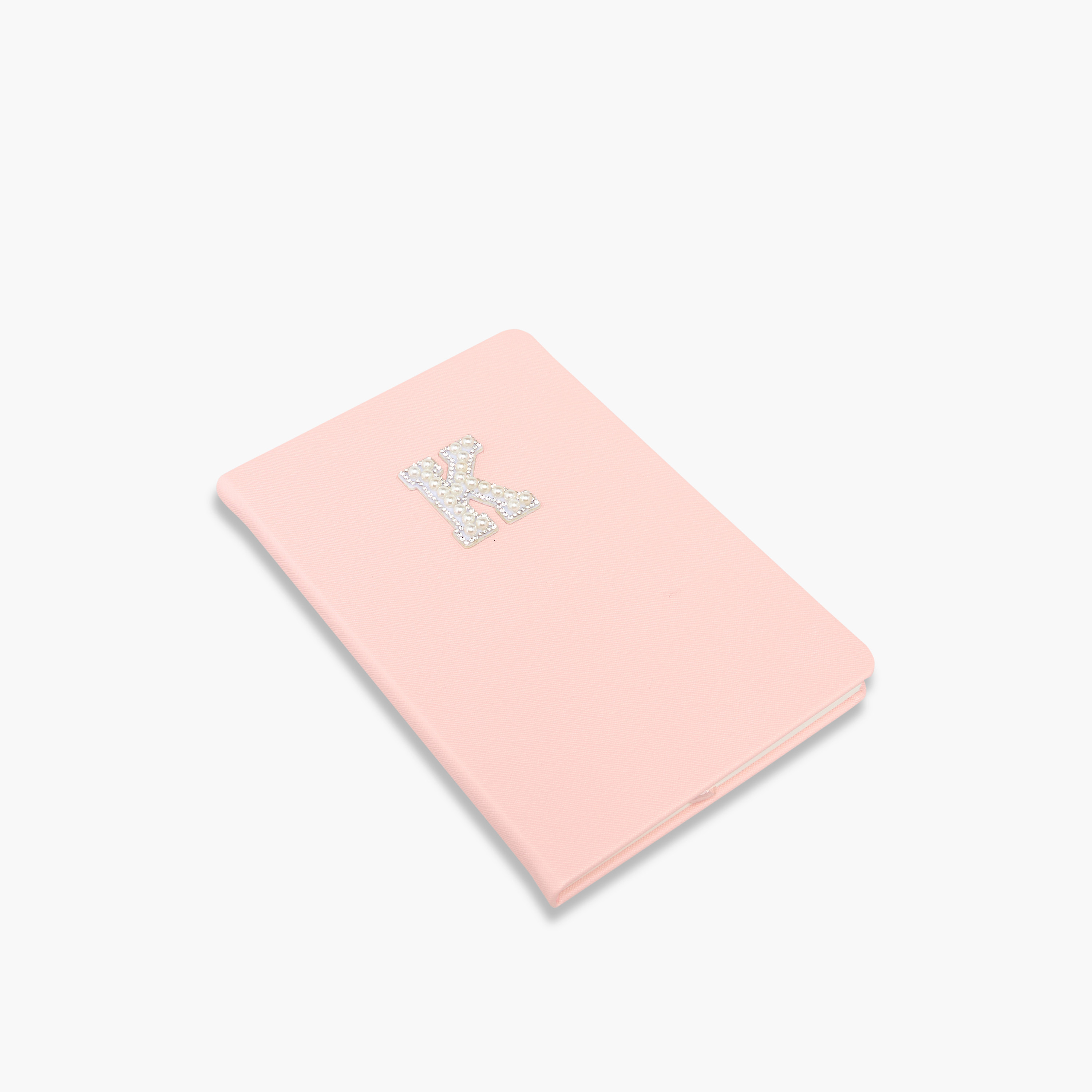 Initial 'K' Embellished Ruled A5 Notebook-school-stationery-notebooks-image-2