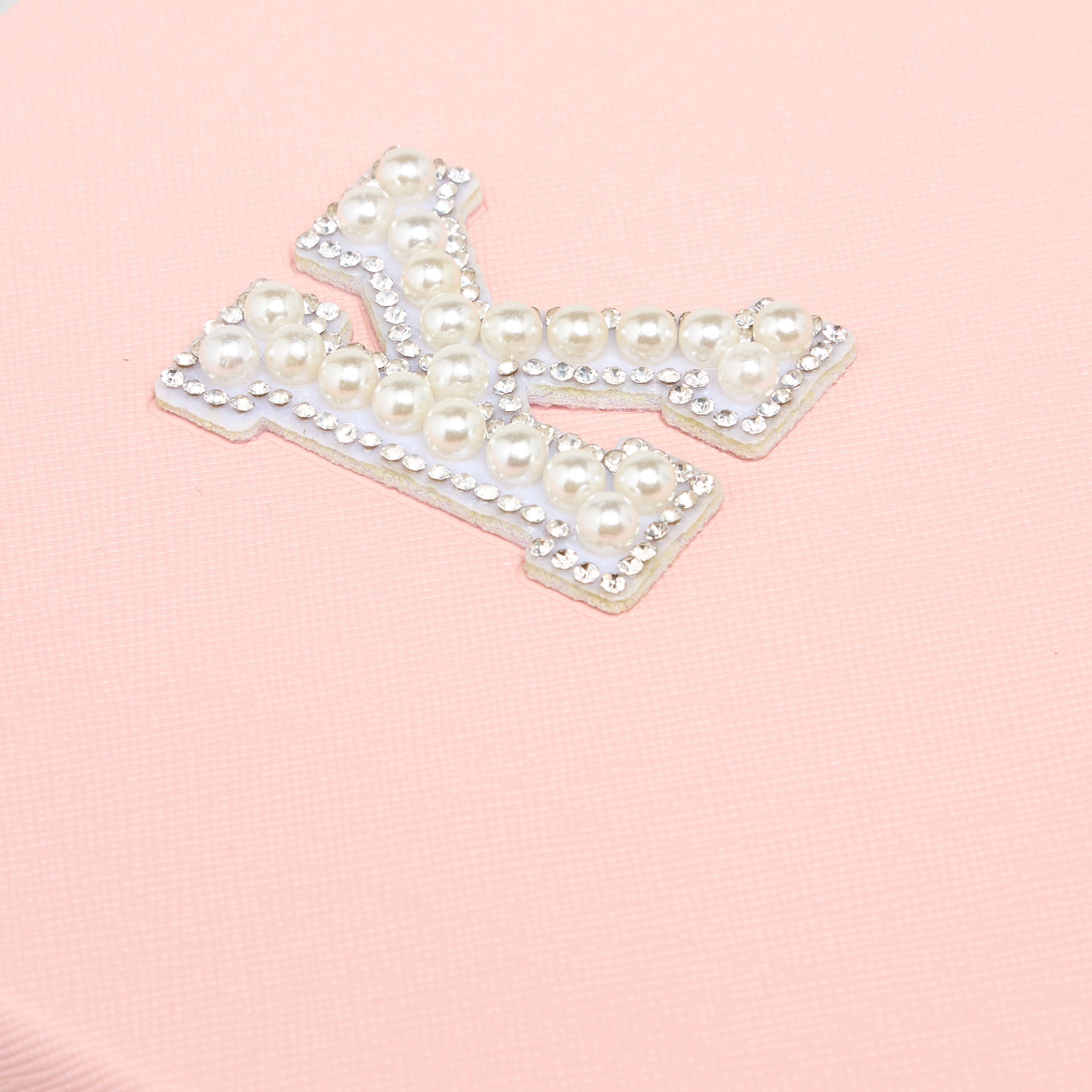 Initial 'K' Embellished Ruled A5 Notebook-school-stationery-notebooks-image-3