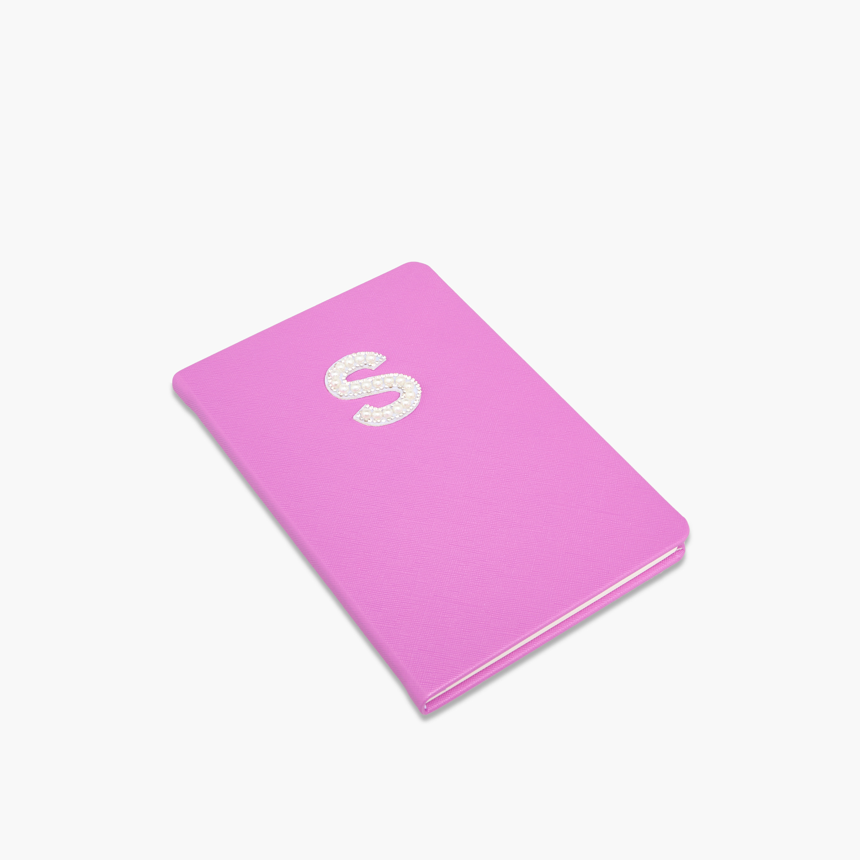 Initial 'S' Embellished Ruled A5 Notebook-school-stationery-notebooks-image-2
