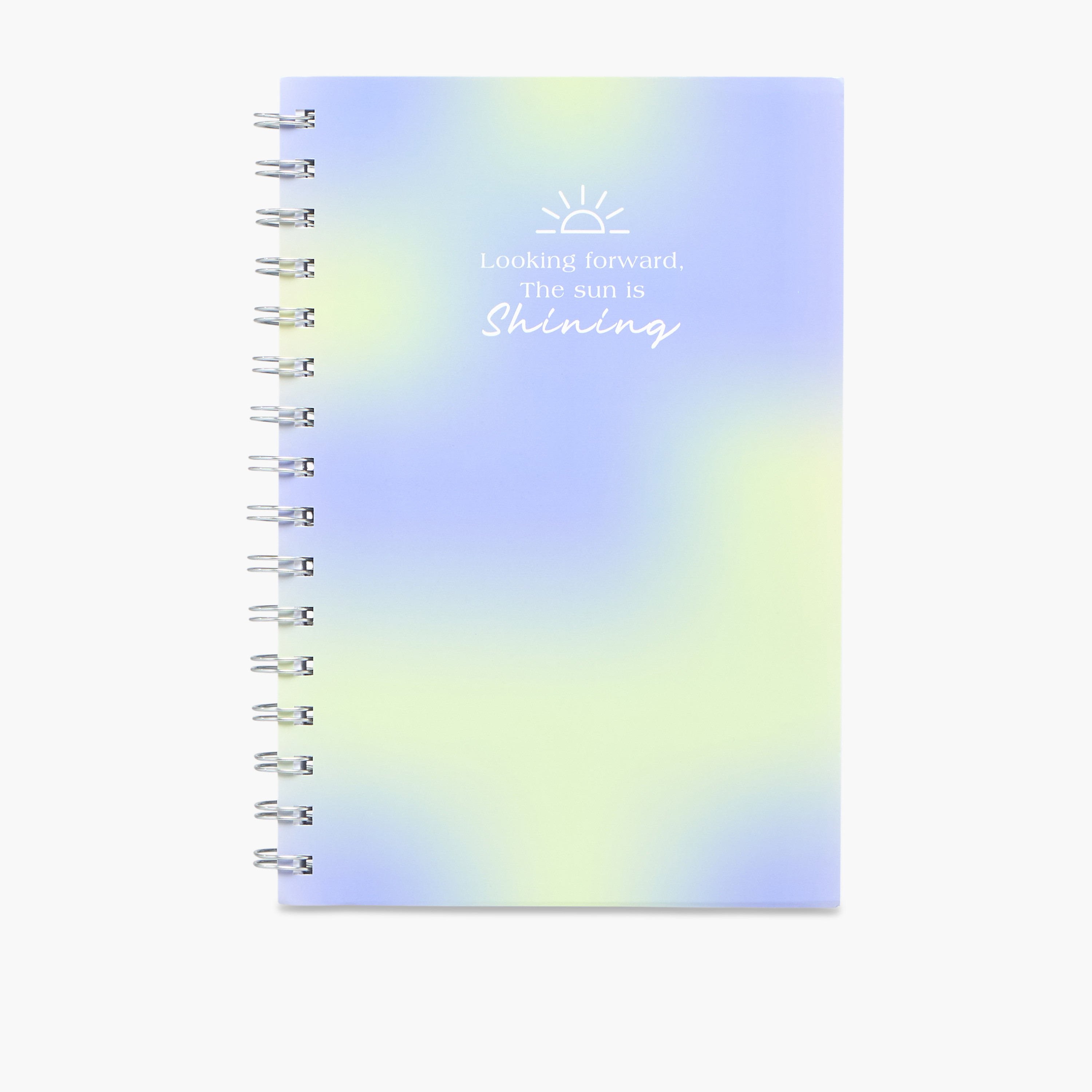 Slogan Print Ruled A5 Spiral Notebook-school-stationery-notebooks-image-1