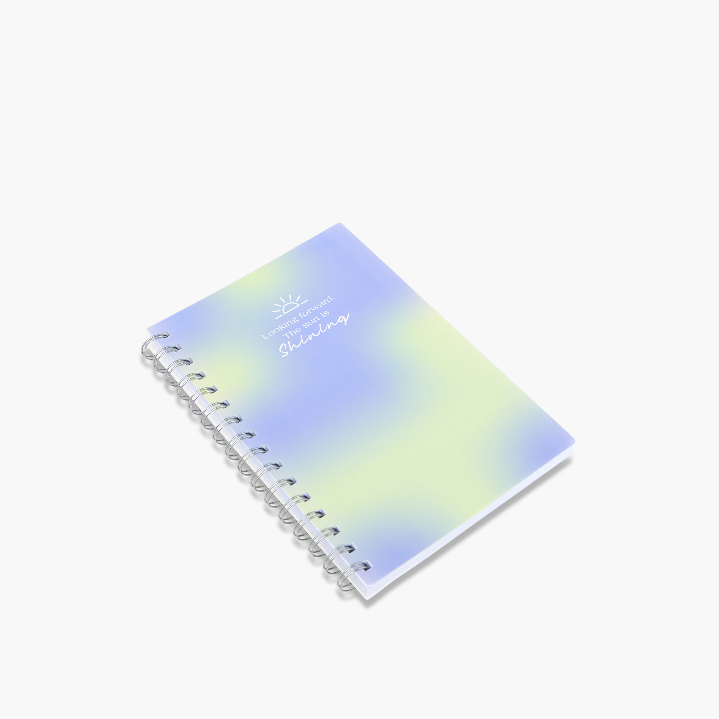 Slogan Print Ruled A5 Spiral Notebook-school-stationery-notebooks-image-2