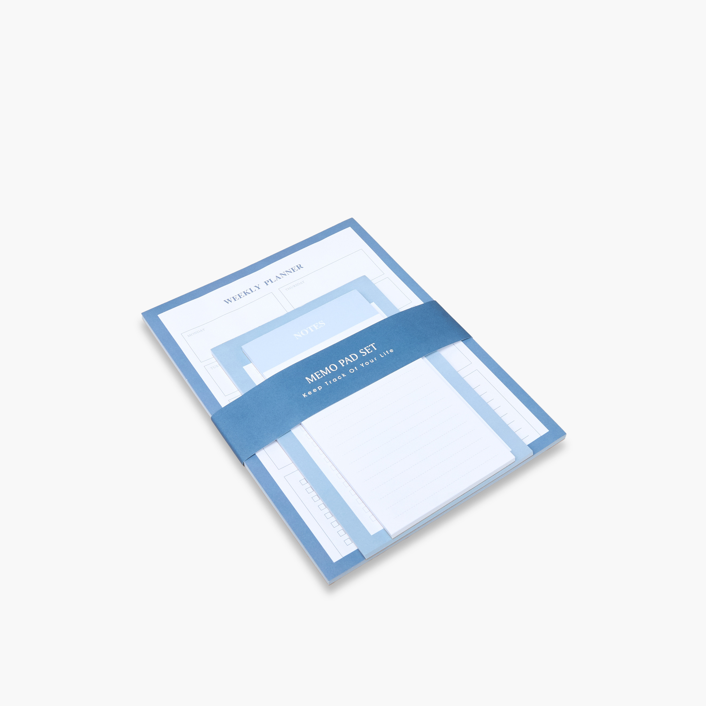 Solid 3-Piece Memo Pad Set-school-stationery-sets-image-5
