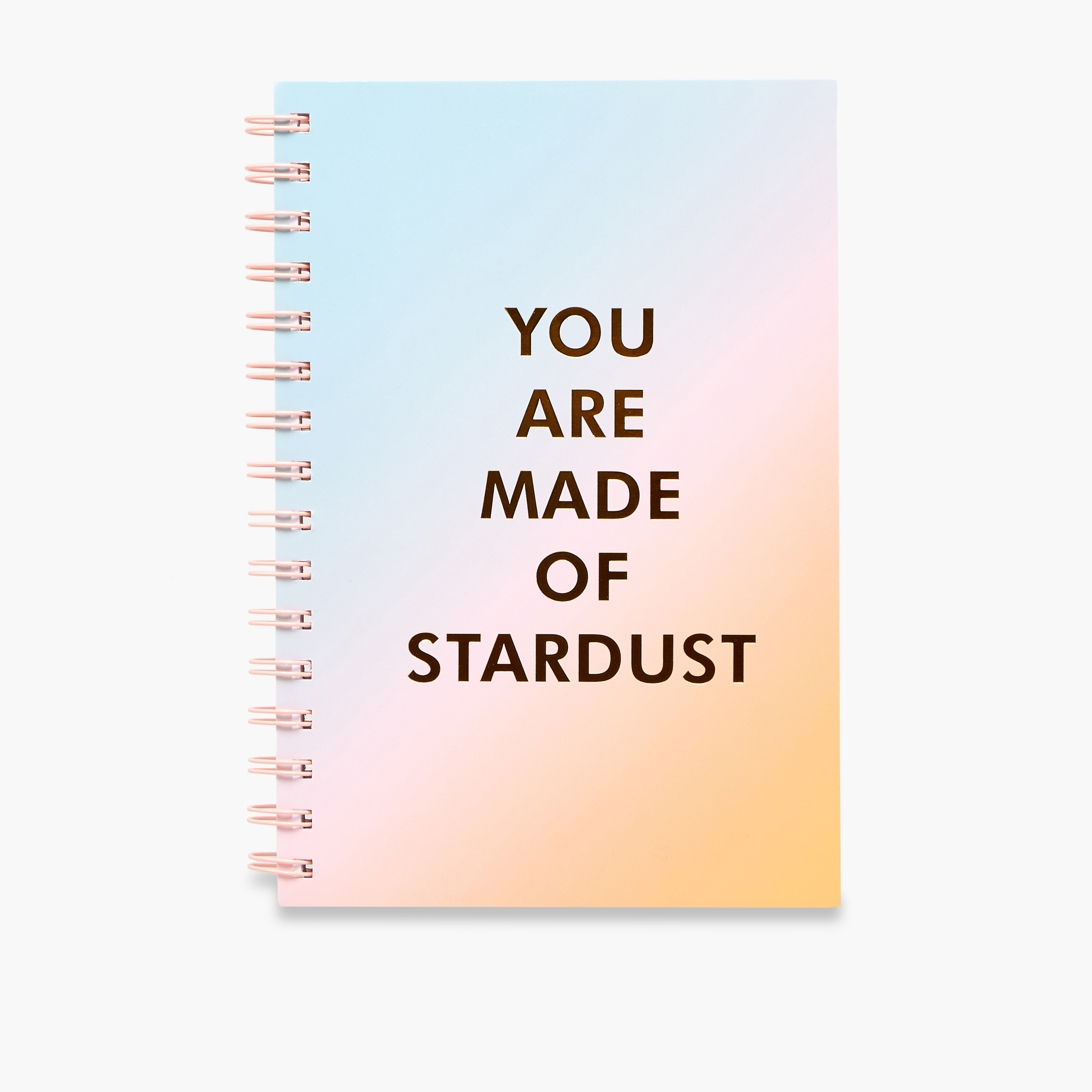 Slogan Print Ruled A5 Spiral Notebook-school-stationery-notebooks-image-1