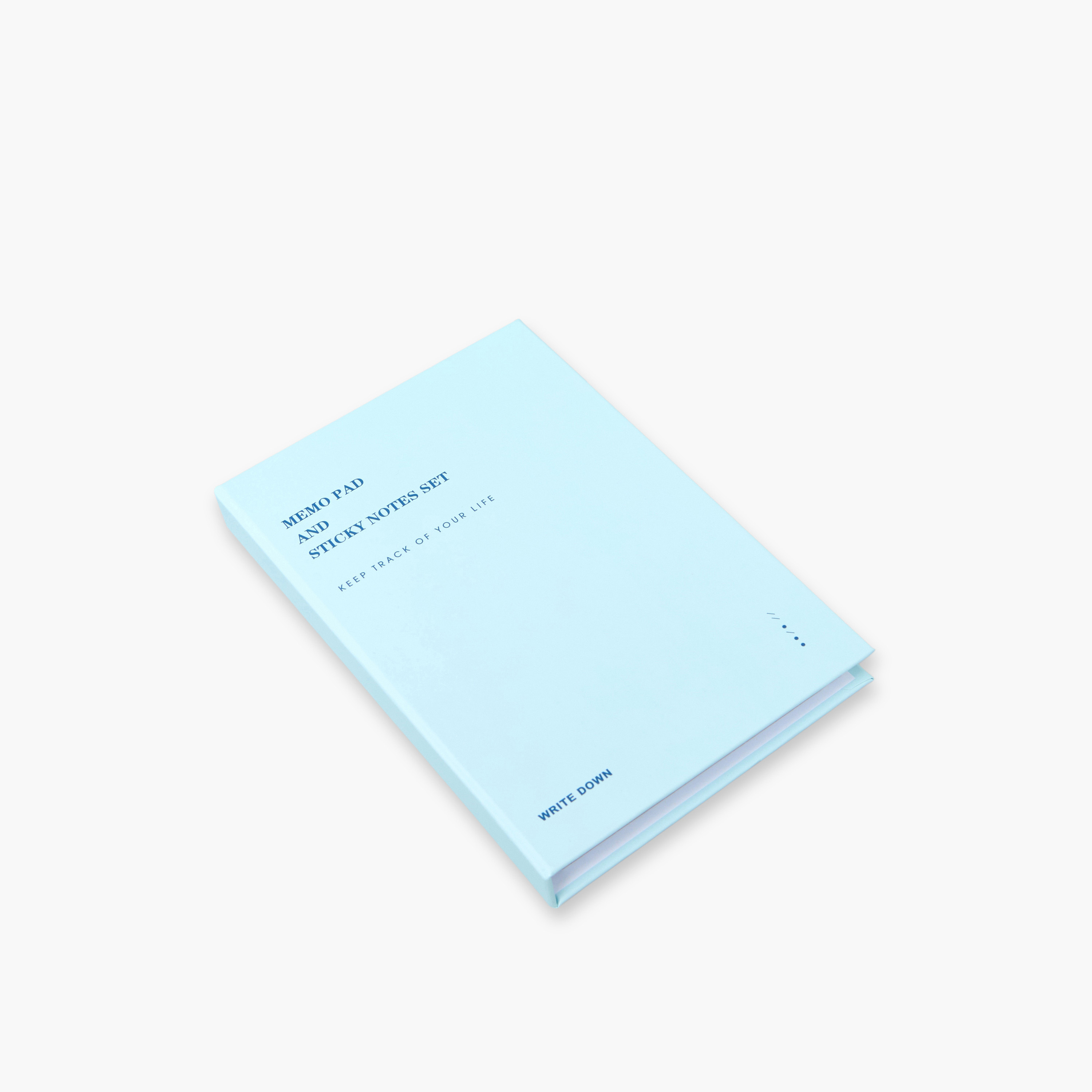 Solid Memo Pad and Sticky Notes Set-school-stationery-sets-image-2