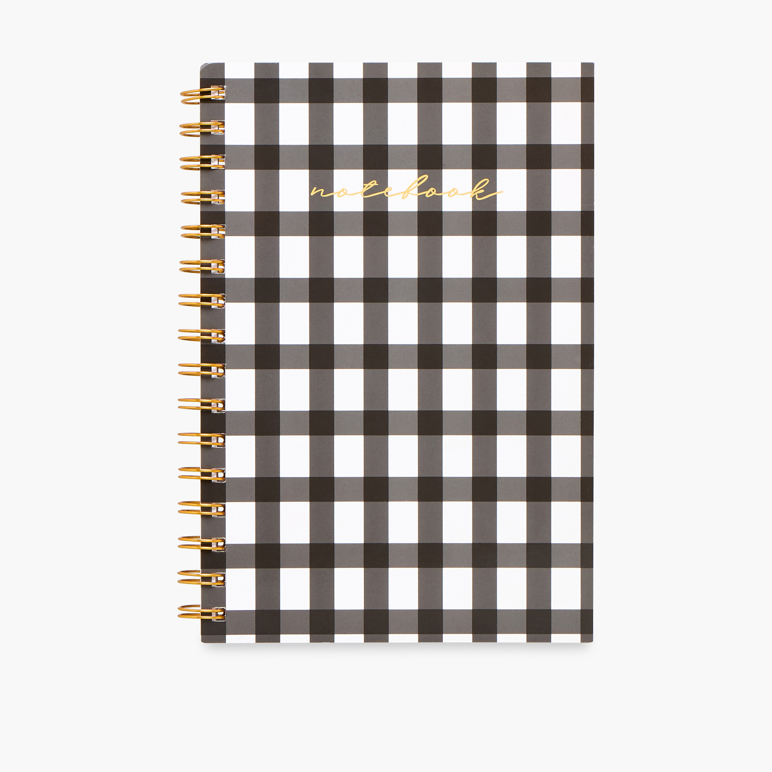 Checked Ruled A5 Spiral Notebook-school-stationery-notebooks-image-1
