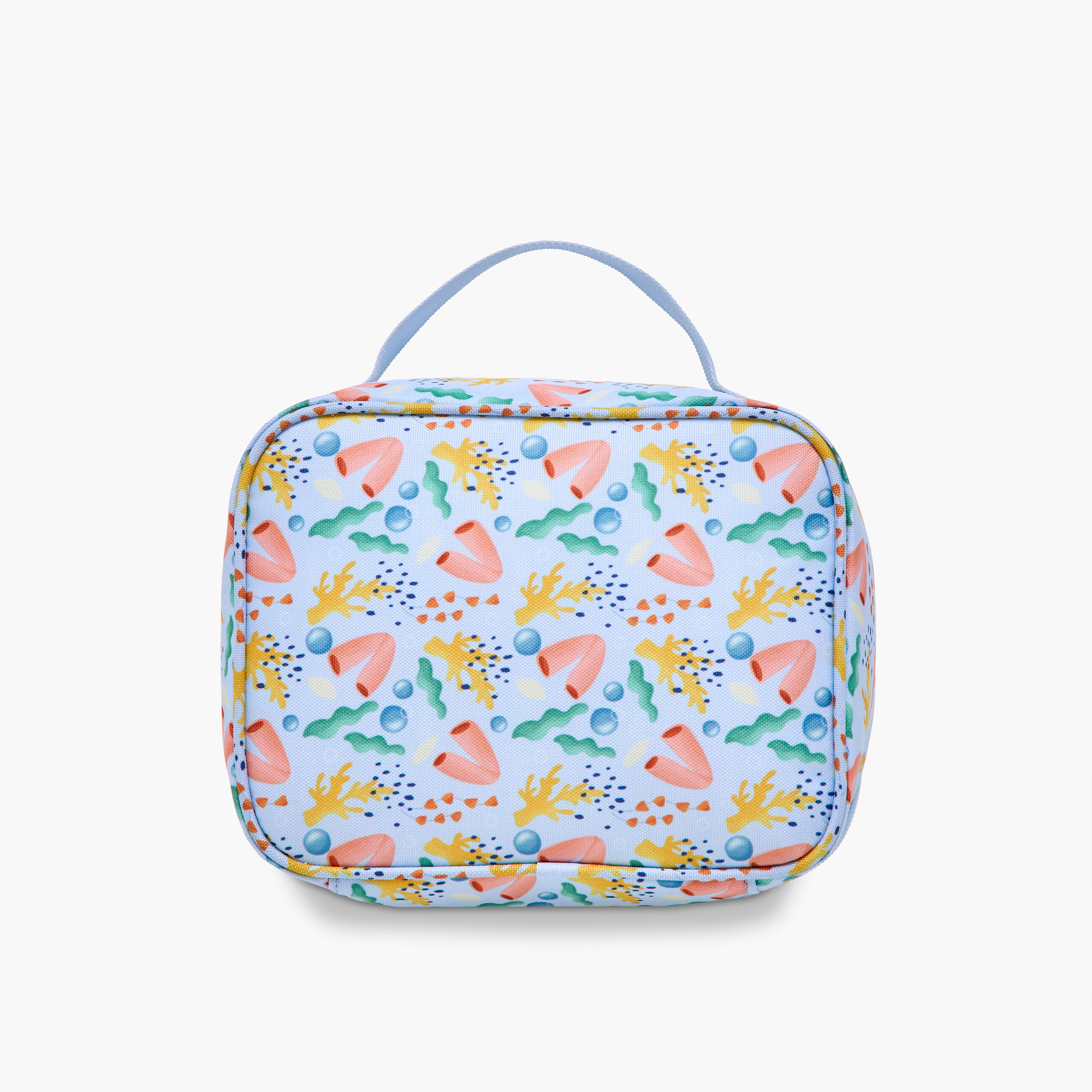 Sassi Shark Print Lunch Bag with Zip Closure-school-lunchessentials-lunchbags-image-3