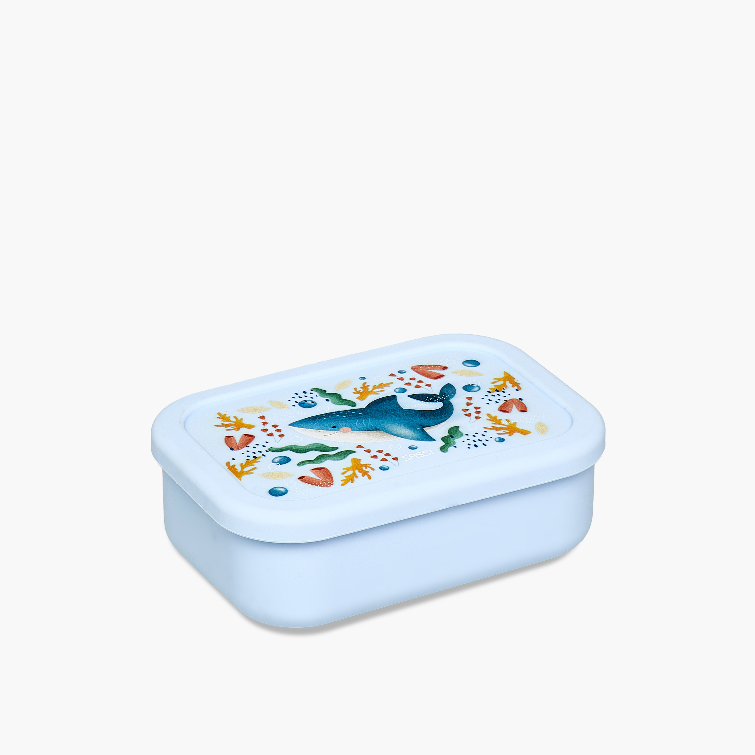 Sassi Shark Print 3-Compartment Lunch Box- 700 ml-school-lunchessentials-lunchboxes-image-6