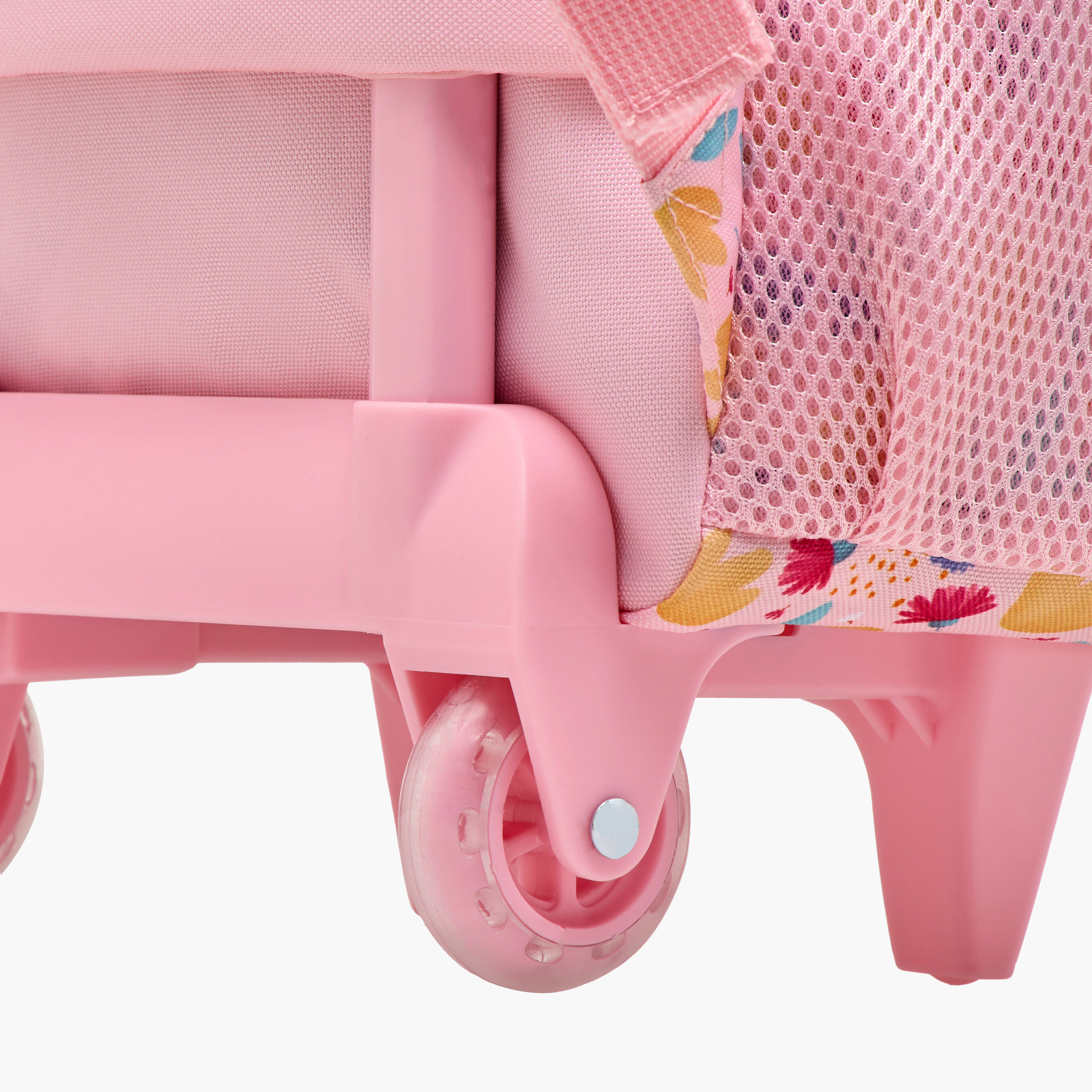 Sassi Butterfly Trolley Bag for Girls 2-5 Years with Laptop Compartment -school-bagsandbackpacks-trolleybags-image-10