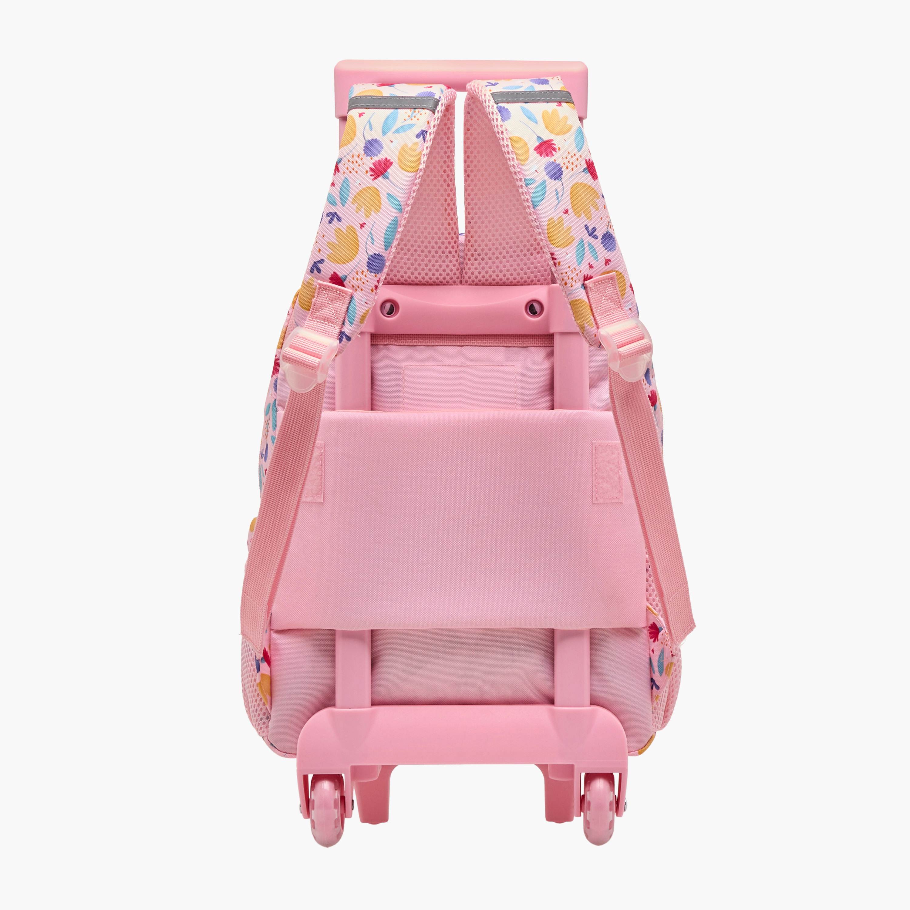 Sassi Butterfly Trolley Bag for Girls 2-5 Years with Laptop Compartment -school-bagsandbackpacks-trolleybags-image-5
