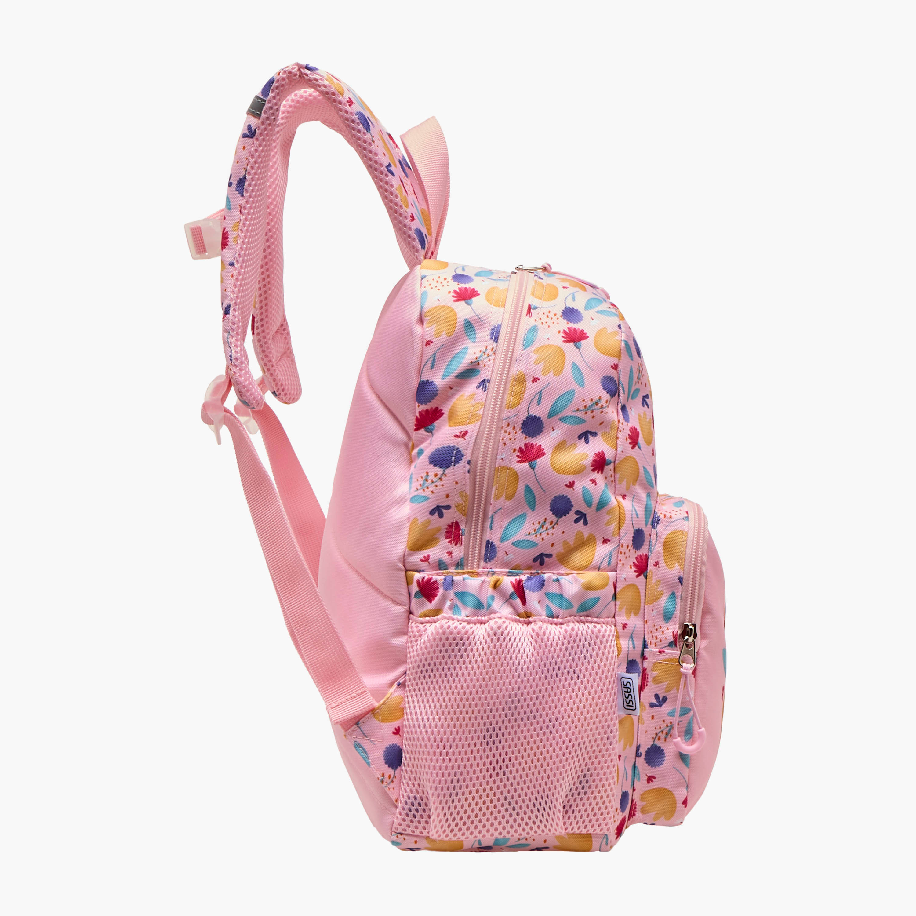 Sassi Butterfly Print Backpack with Adjustable Straps and Zip Closure - 14 inches-school-bagsandbackpacks-backpacks-image-4