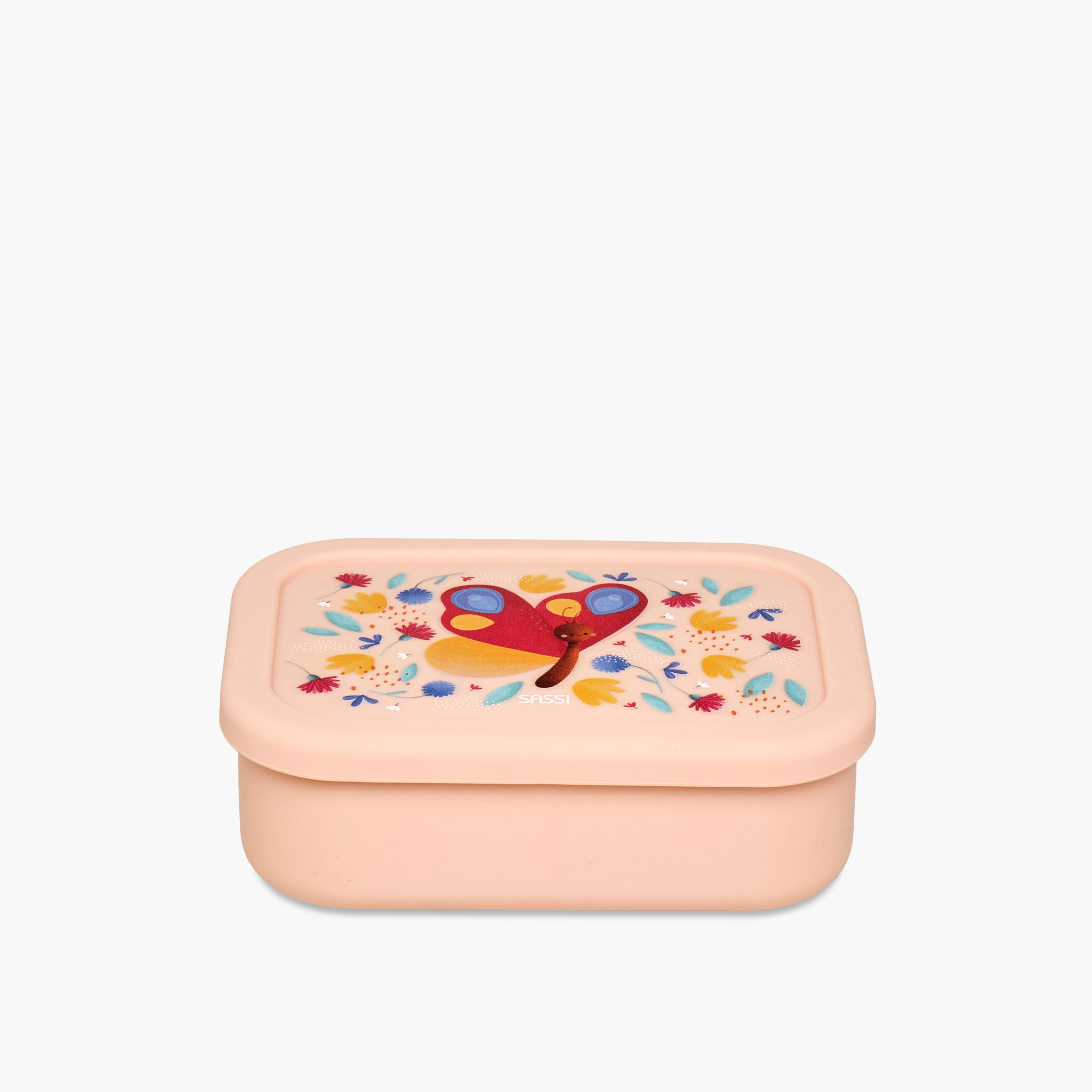 Sassi Butterfly Print 3-Compartment Lunch Box- 700 ml-school-lunchessentials-lunchboxes-image-1
