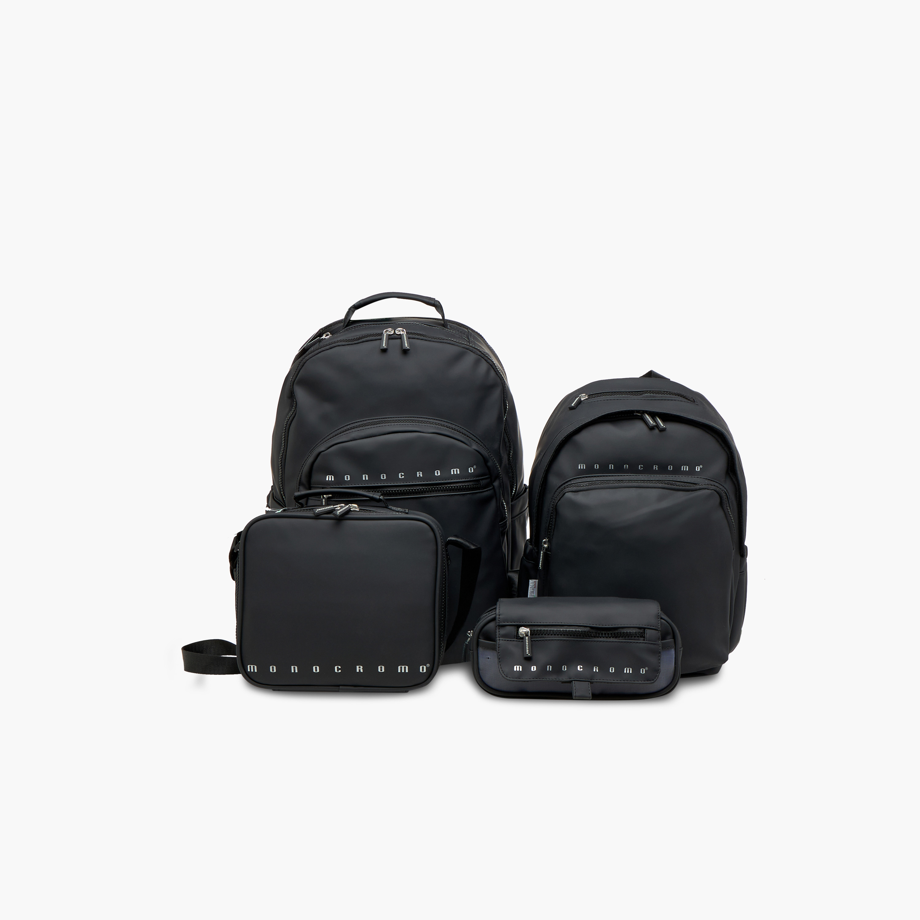 Monocromo Logo Print Backpack with Zip Closure and Laptop Compartment - 45x32x18 cms-promo_LS20_OMN-image-13