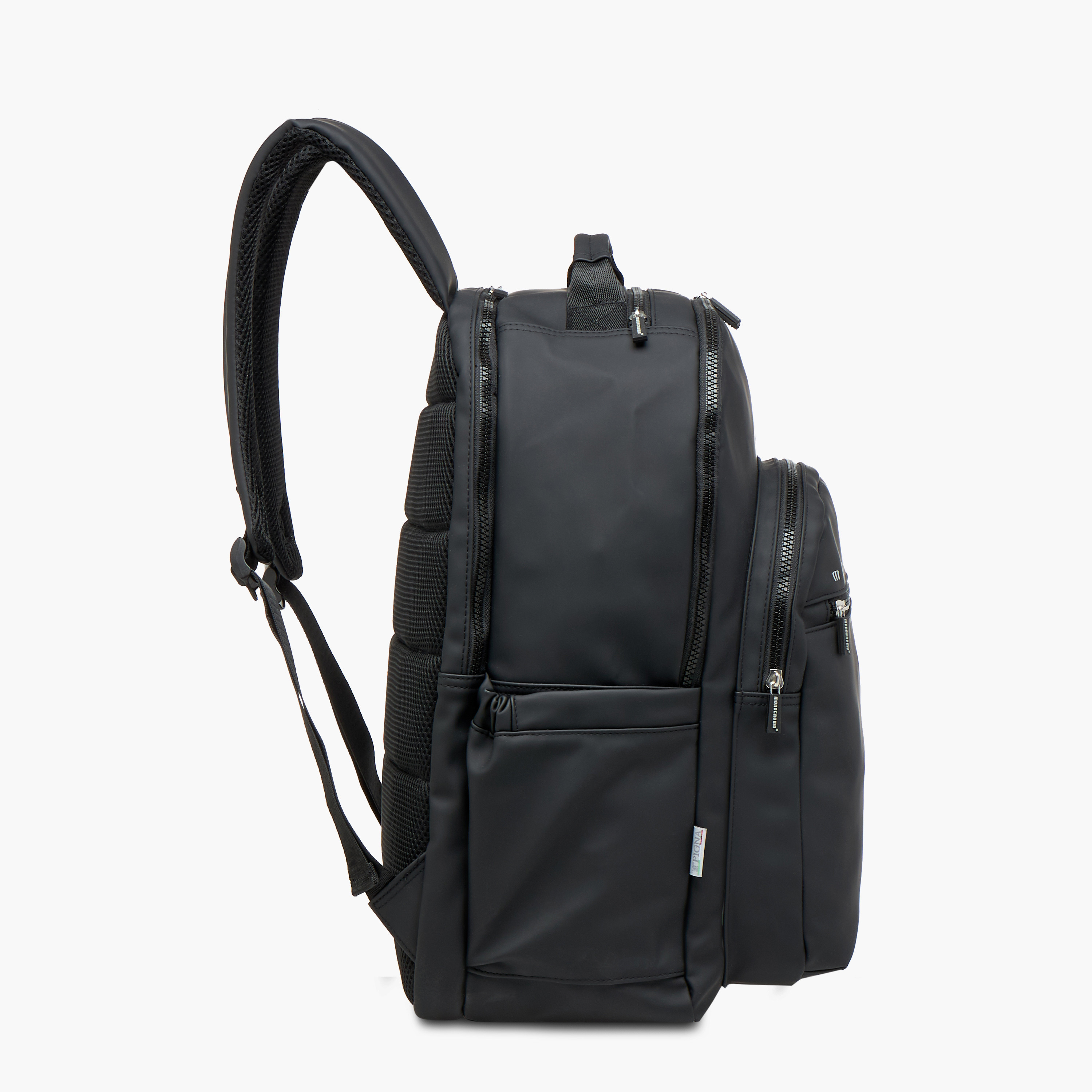 Monocromo Logo Print Backpack with Zip Closure and Laptop Compartment - 45x32x18 cms-promo_LS20_OMN-image-5