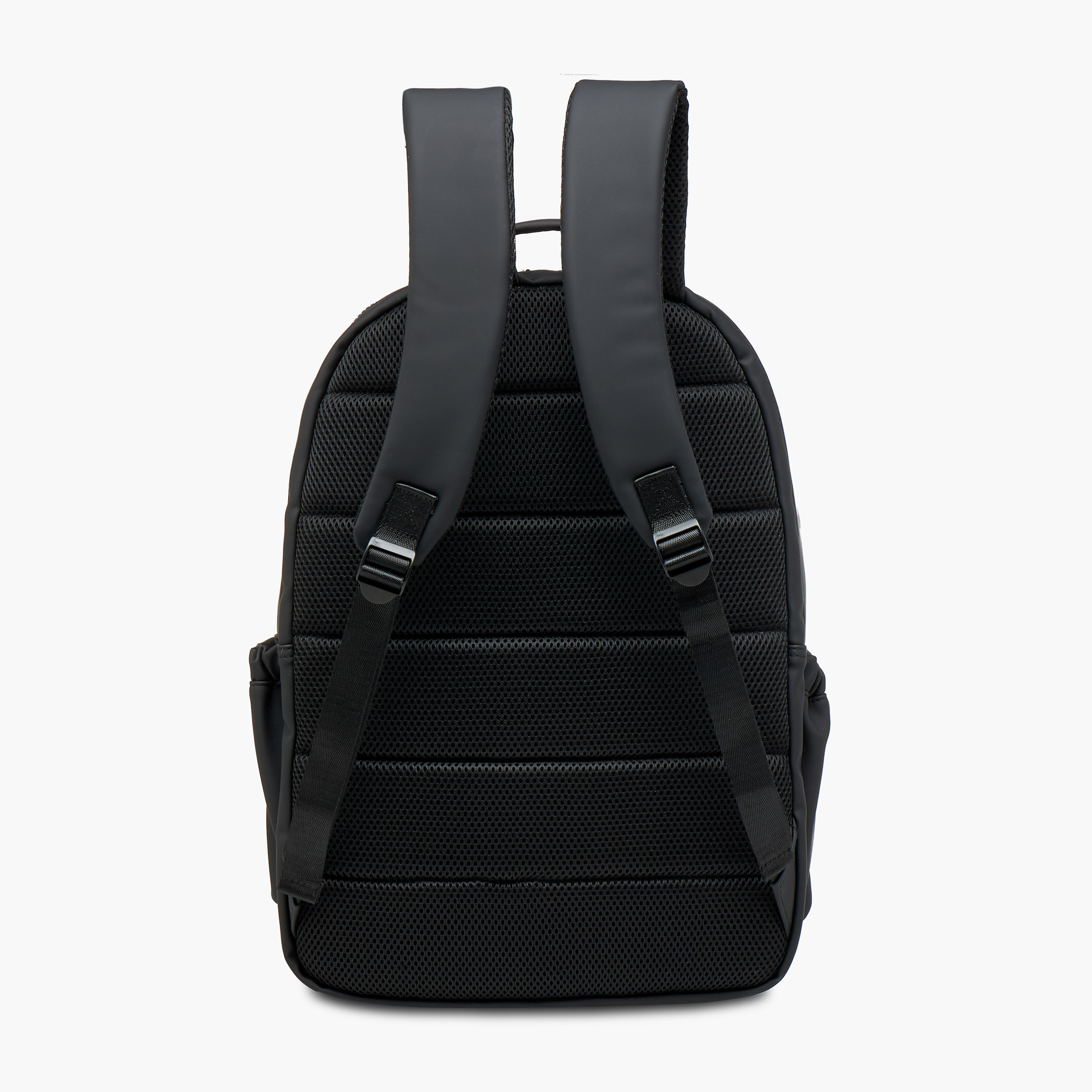 Monocromo Logo Print Backpack with Zip Closure and Laptop Compartment - 45x32x18 cms-promo_LS20_OMN-image-7