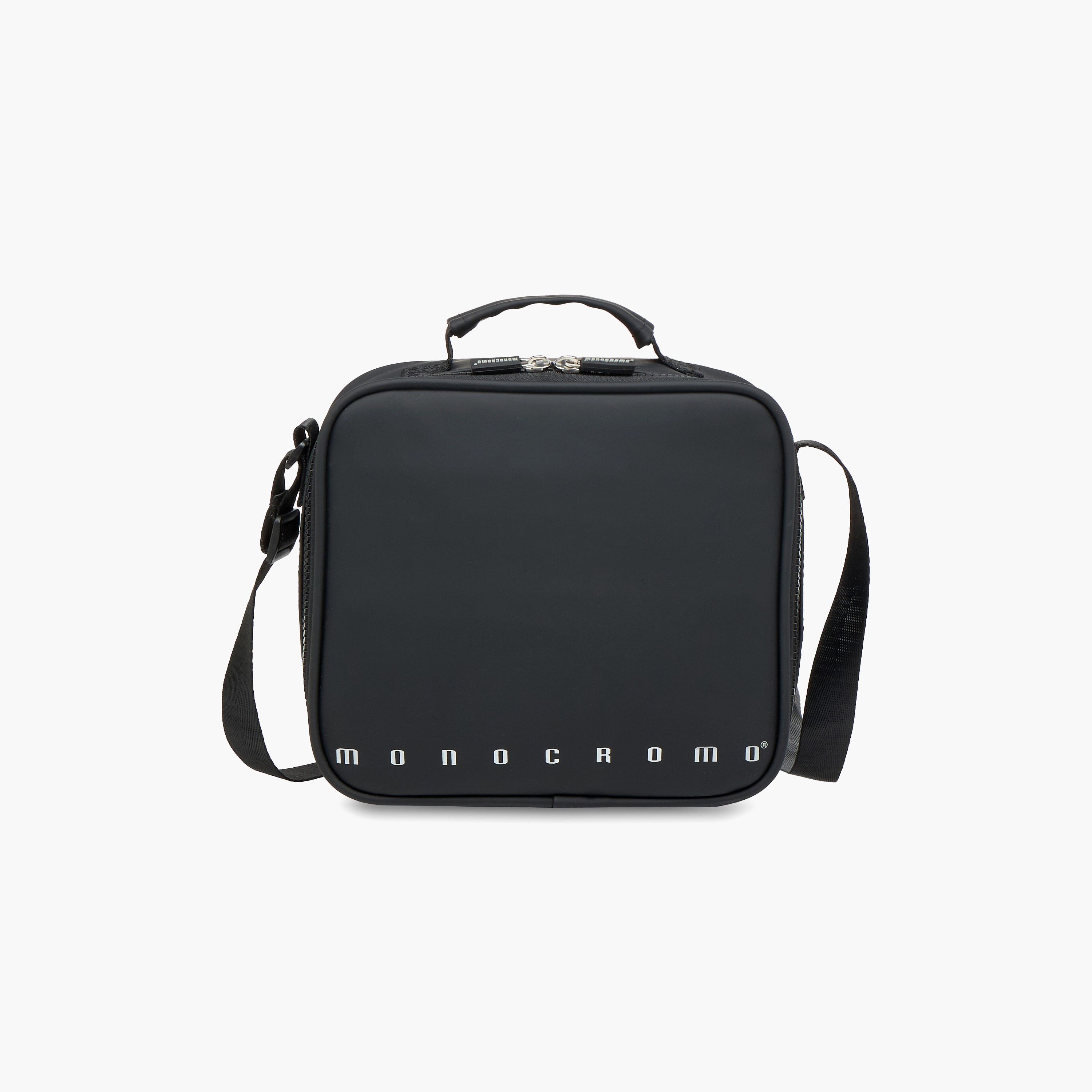 شنطة غداء سادة مع حزام قابل للتعديل وسحاب إغلاق من مونوكومو-school-lunchessentials-lunchbags-image-1