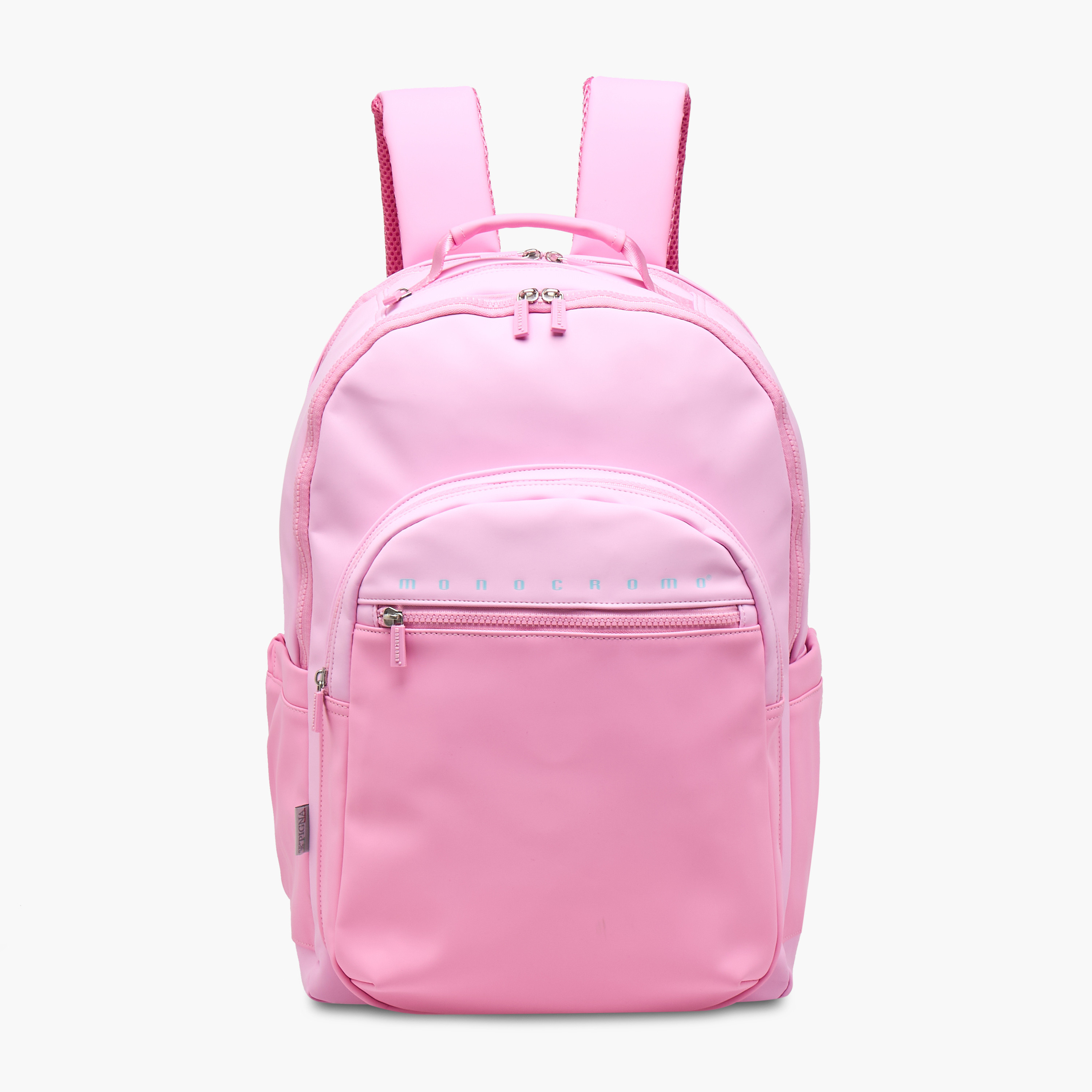 Monocromo Colourblock Backpack with Zip Closure and Laptop Compartment - 45x32x18 cms-school-bagsandbackpacks-backpacks-image-1