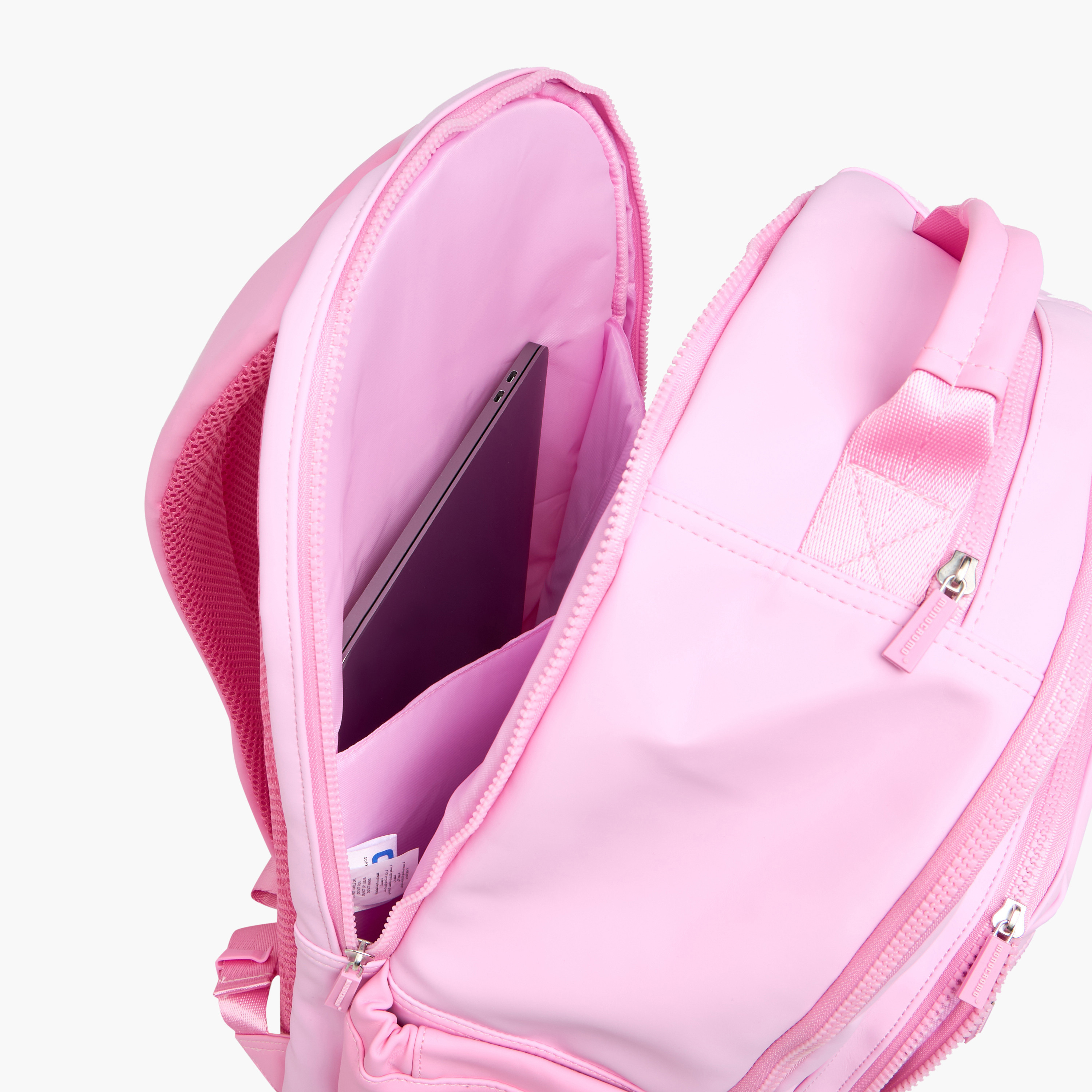 Monocromo Colourblock Backpack with Zip Closure and Laptop Compartment - 45x32x18 cms-school-bagsandbackpacks-backpacks-image-10