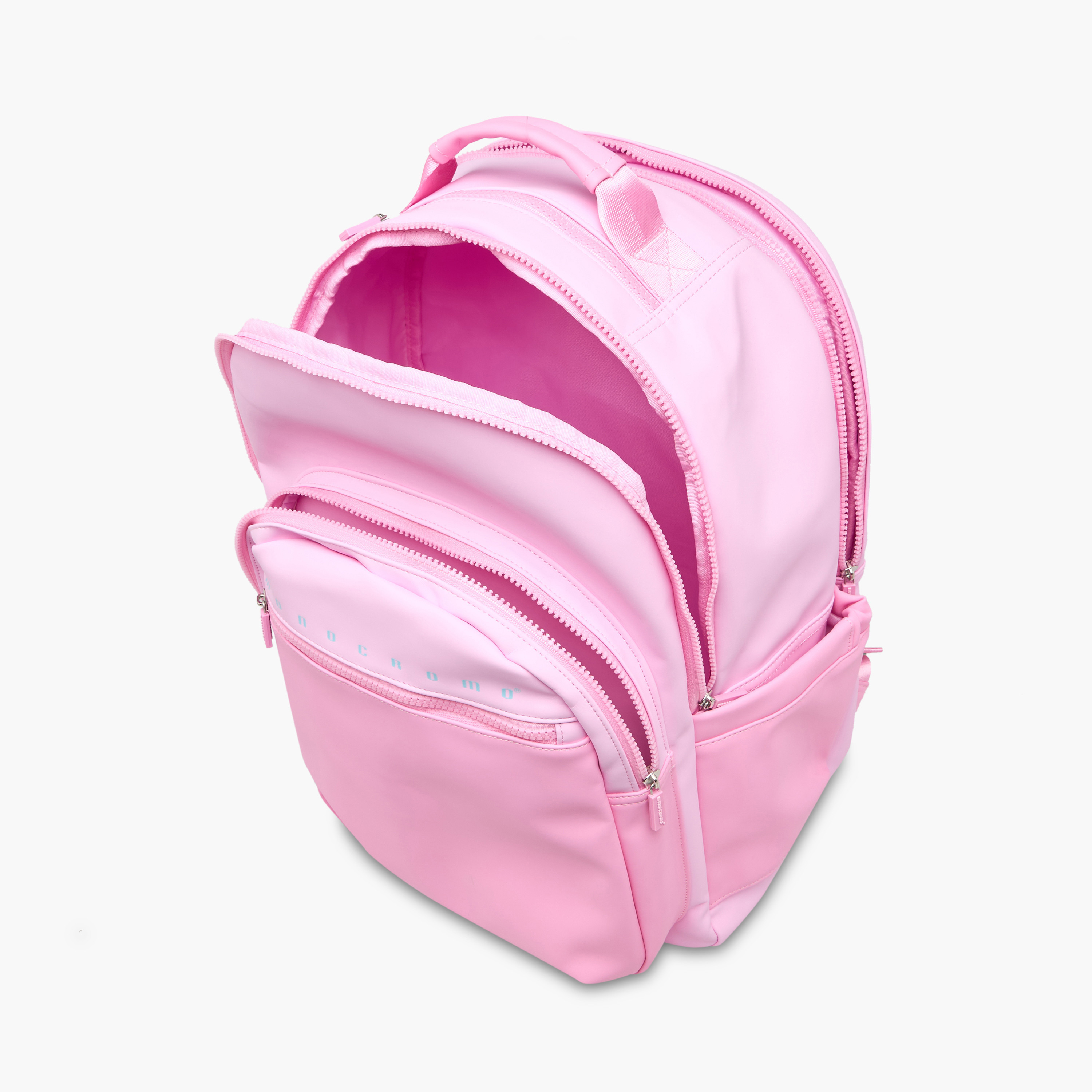 Monocromo Colourblock Backpack with Zip Closure and Laptop Compartment - 45x32x18 cms-school-bagsandbackpacks-backpacks-image-9