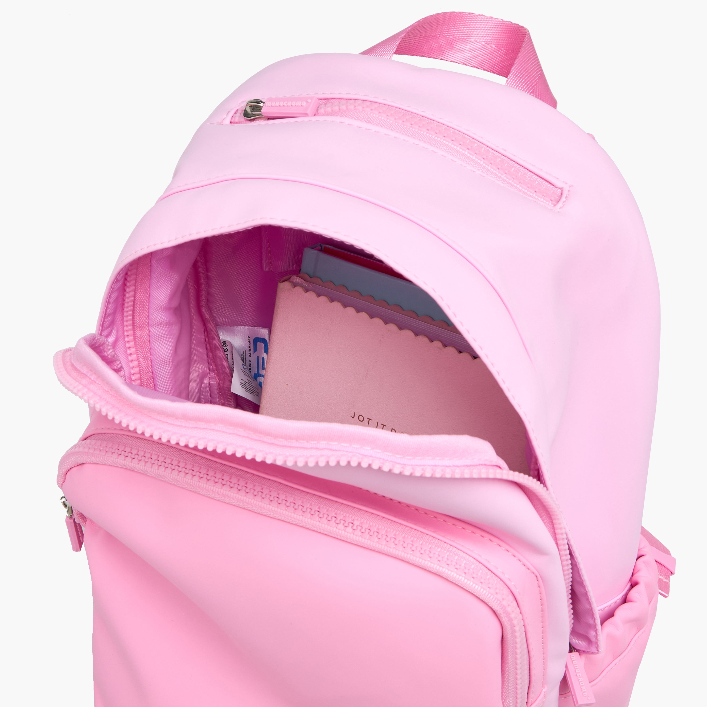 Monocromo Colourblock Backpack with Zip Closure and Adjustable Strap - 26x36x17 cms-school-bagsandbackpacks-backpacks-image-11