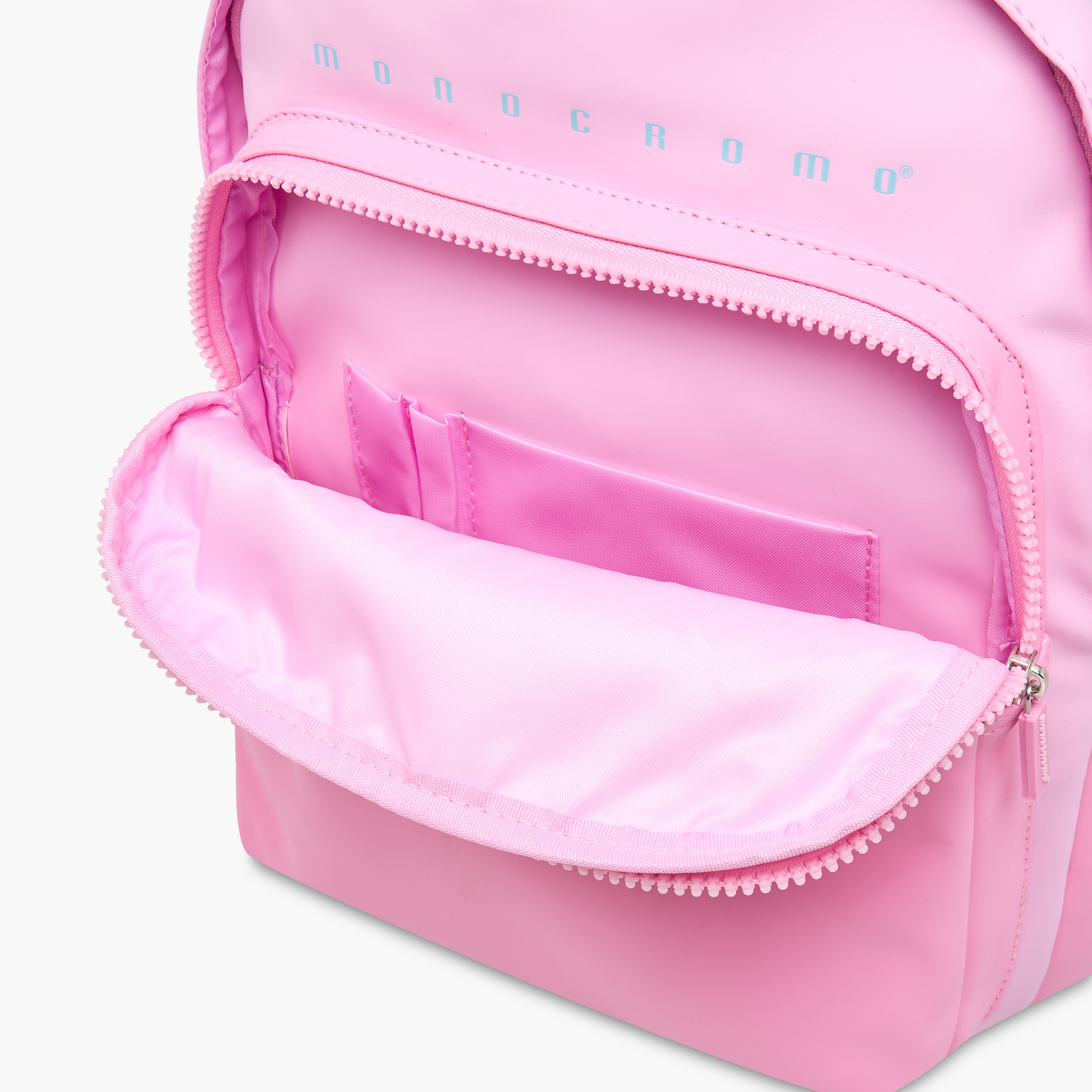 Monocromo Colourblock Backpack with Zip Closure and Adjustable Strap - 26x36x17 cms-school-bagsandbackpacks-backpacks-image-9