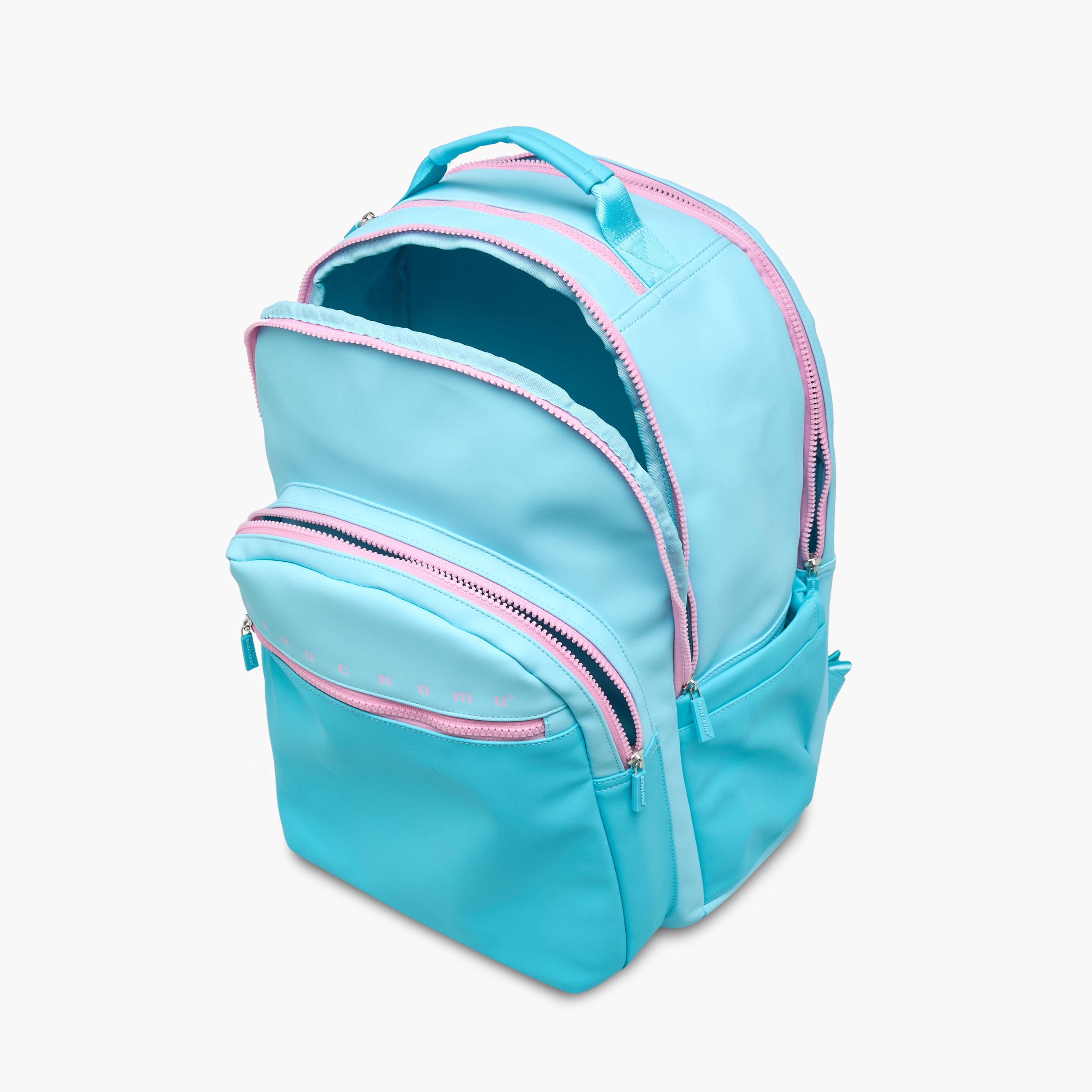 Monocromo Logo Print Backpack with Zip Closure and Laptop Compartment - 45x32x18 cms-school-bagsandbackpacks-backpacks-image-9