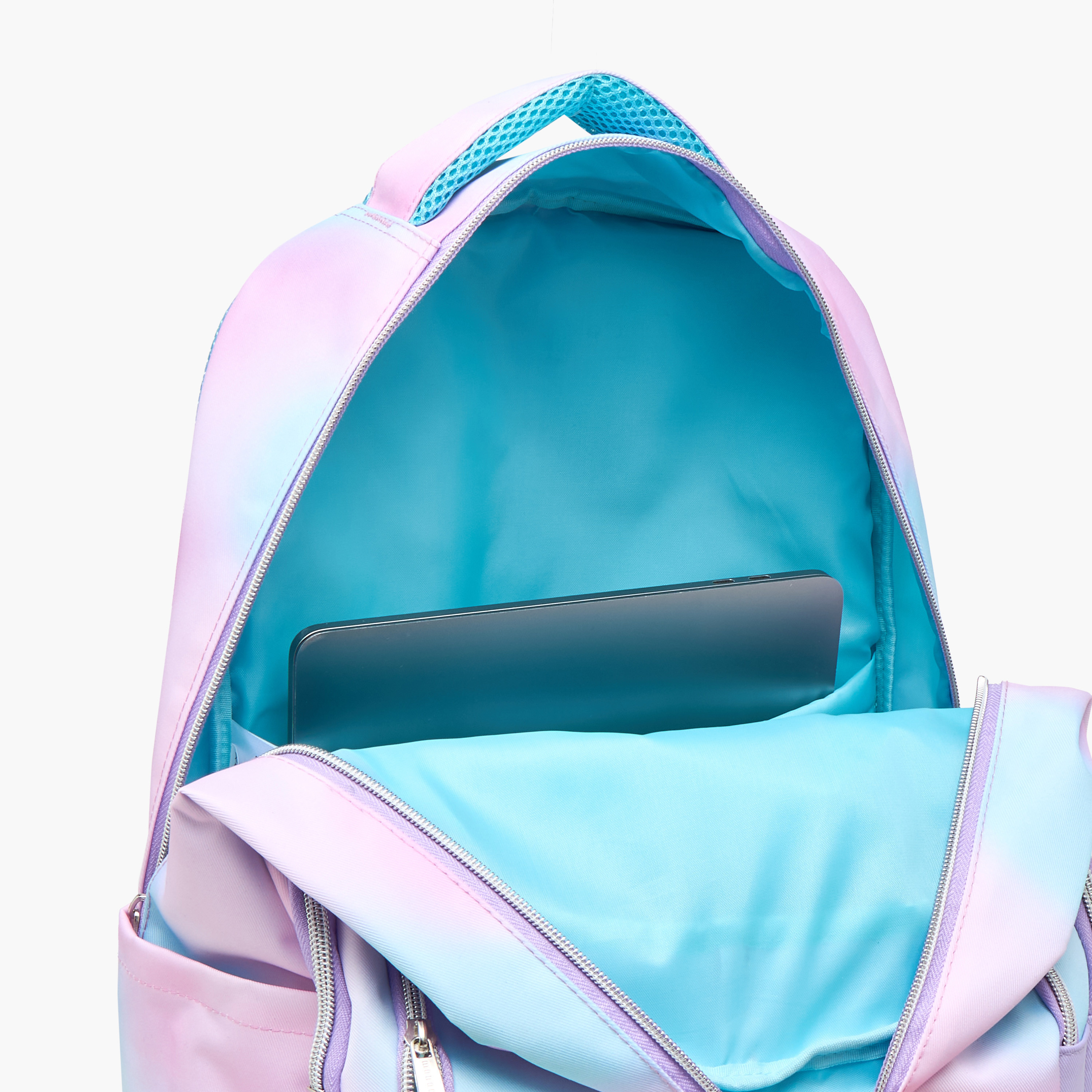 شنطة ظهر بسحاب إغلاق وجيب لابتوب وطبعات من مونوكرومو - 31x17x46 سم-school-bagsandbackpacks-backpacks-image-10