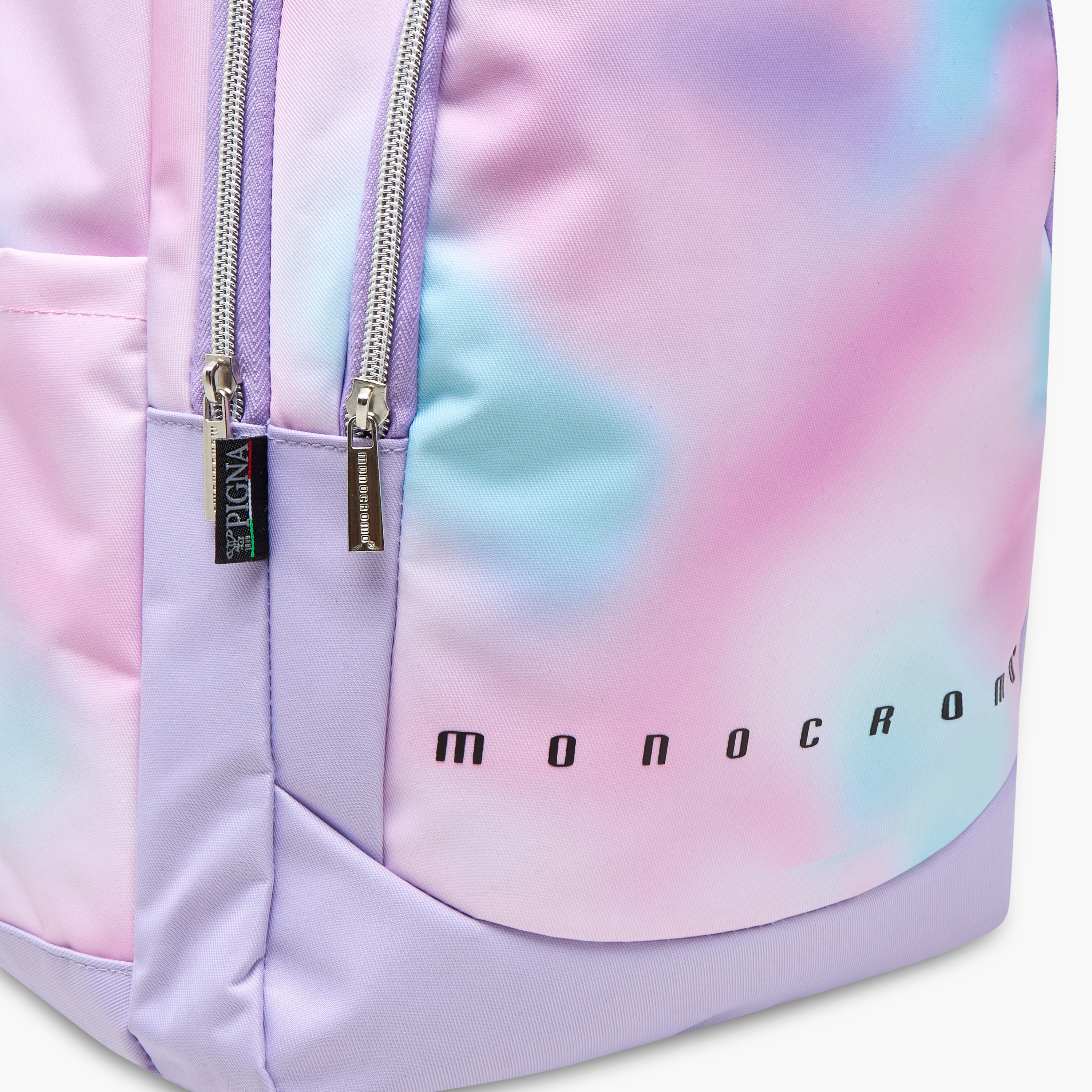 شنطة ظهر بسحاب إغلاق وجيب لابتوب وطبعات من مونوكرومو - 31x17x46 سم-school-bagsandbackpacks-backpacks-image-8