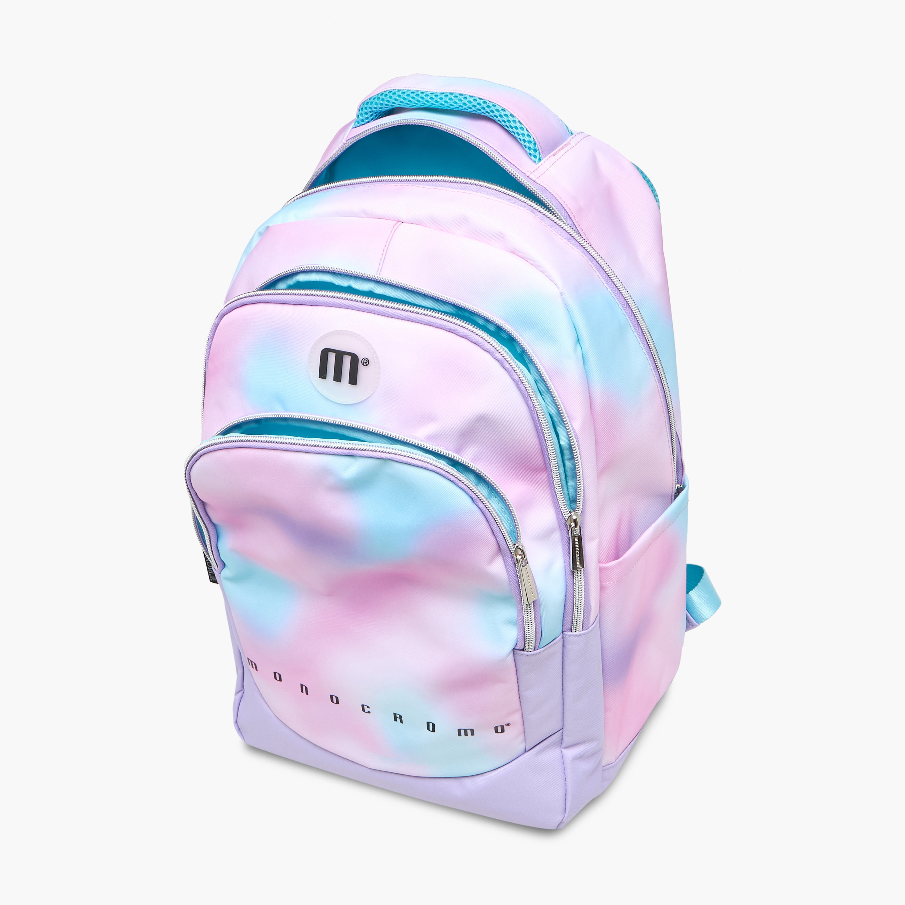 شنطة ظهر بسحاب إغلاق وجيب لابتوب وطبعات من مونوكرومو - 31x17x46 سم-school-bagsandbackpacks-backpacks-image-9