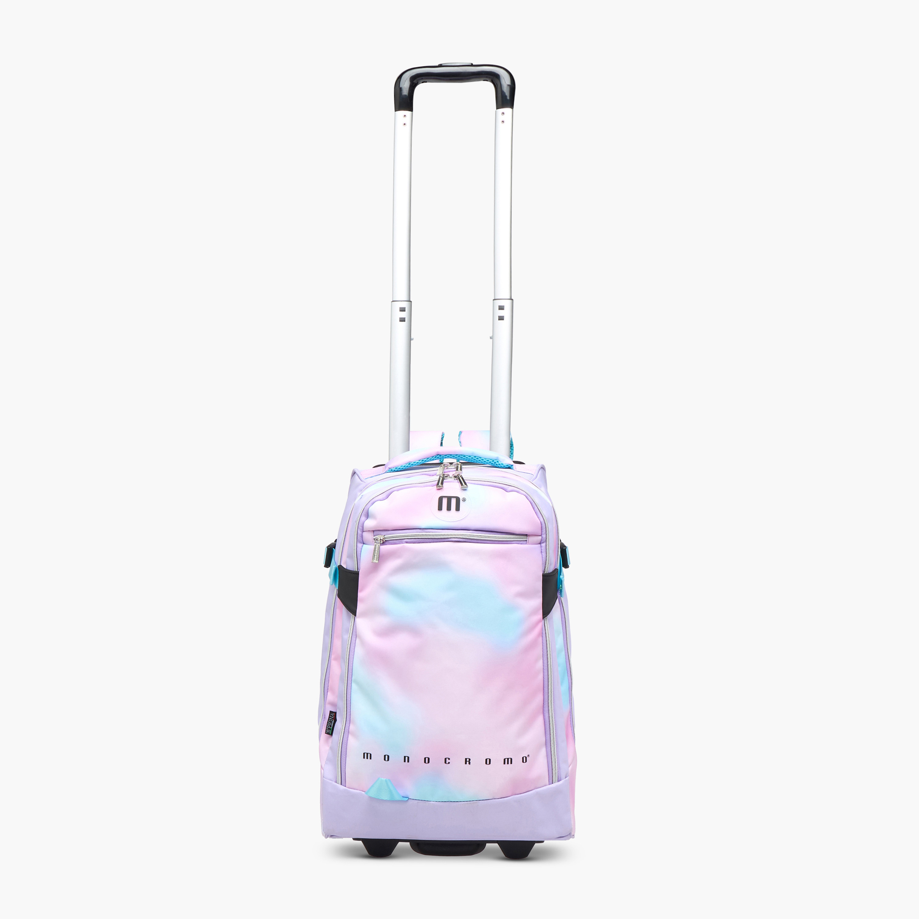 Monocromo Tie and Dye Trolley Bag for Girls 8-13 Years with Retractable Handle -school-bagsandbackpacks-trolleybags-image-7